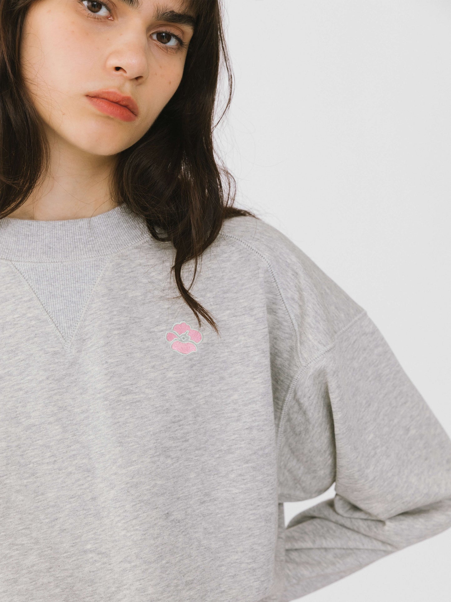 Short Basic Sweatshirt