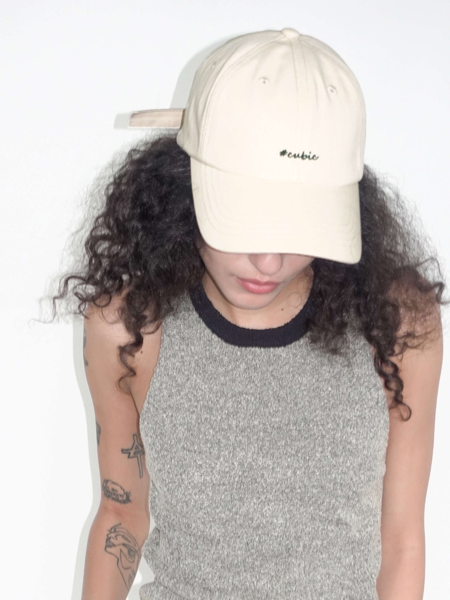 CUBIC Embroidered Solid Color Baseball Cap