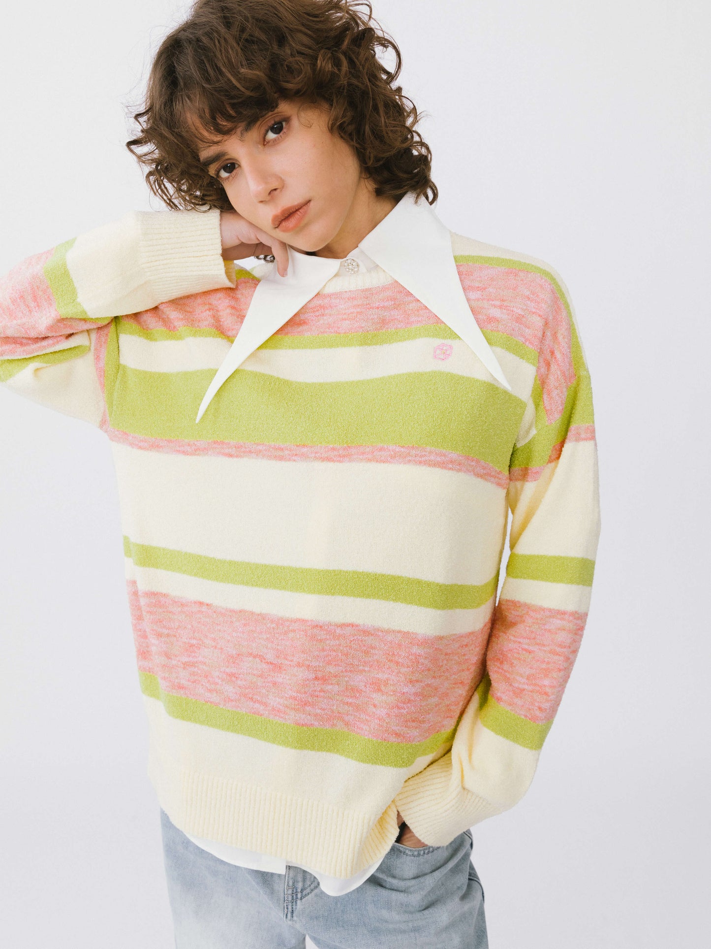 Striped Knit Sweater