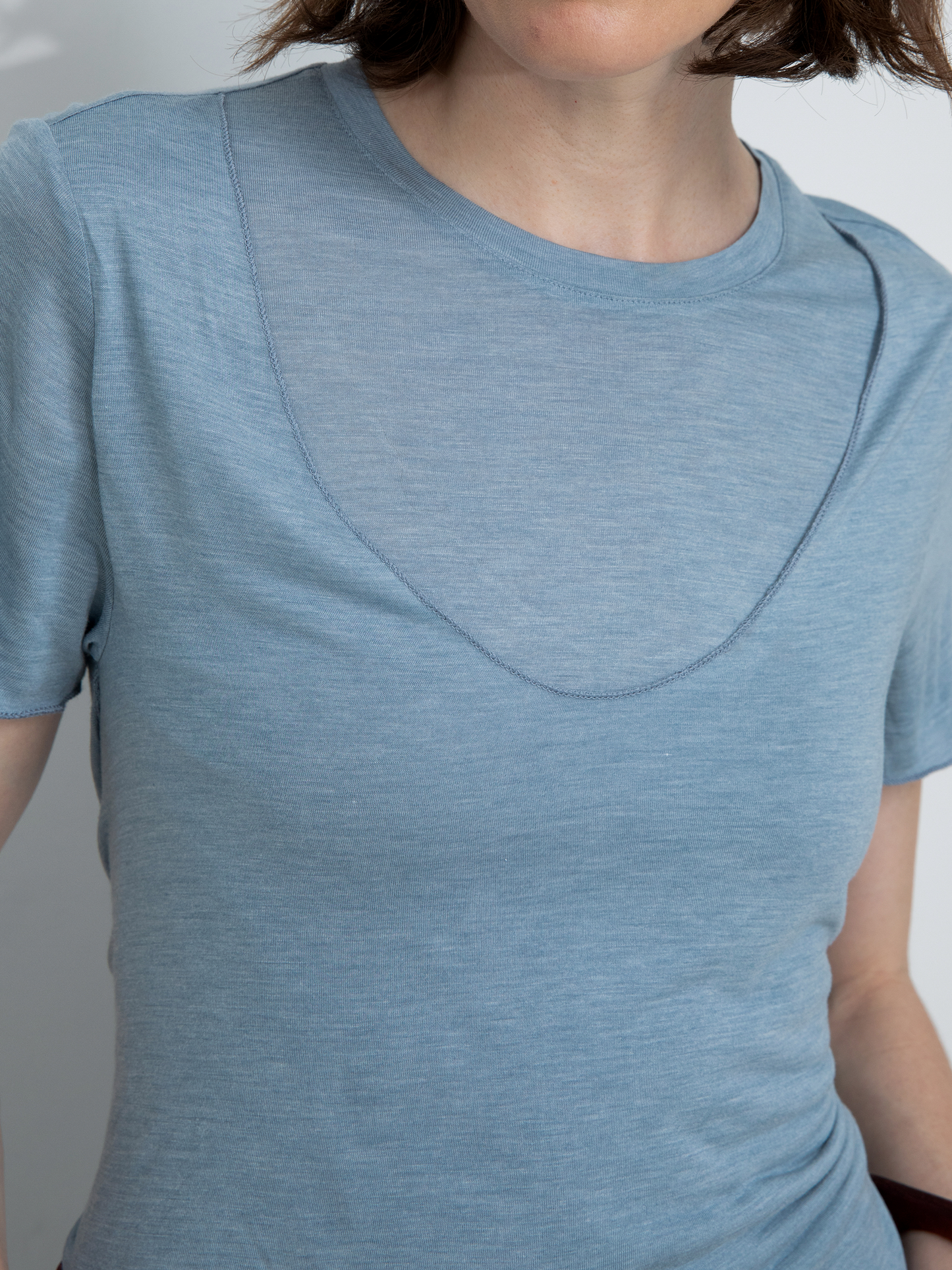 Convertible Layered Short-Sleeve T-Shirt