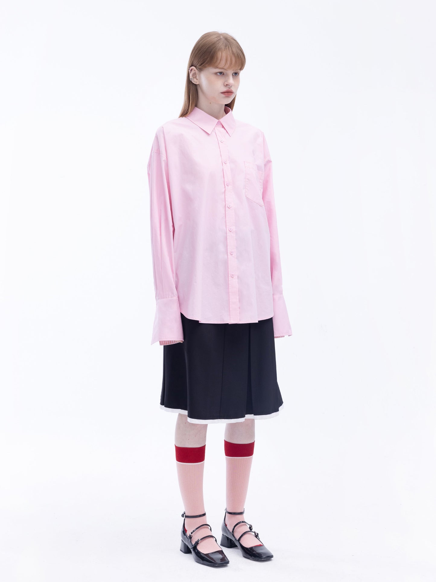 Classic Shirt with Turn-Up Cuffs