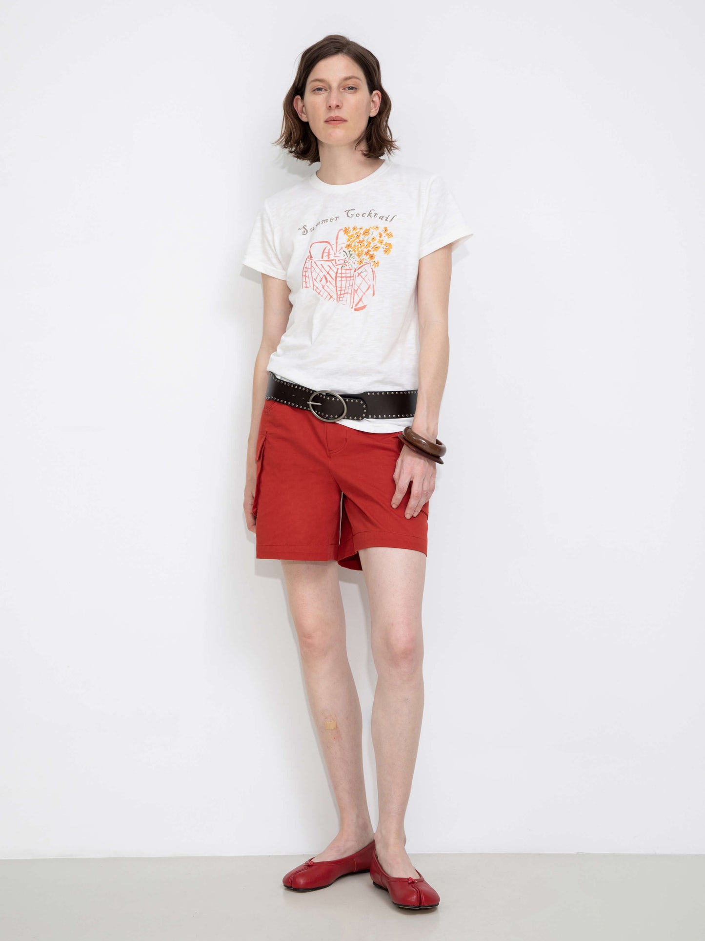 Printed Casual Short-Sleeve Top