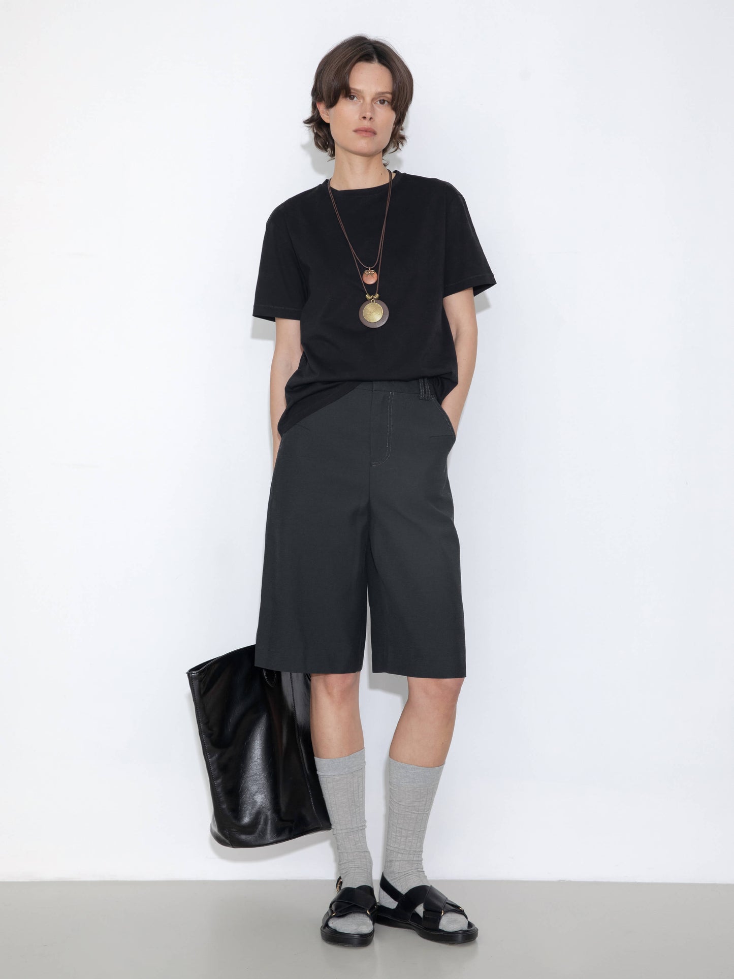 Knee-Length Casual Trousers