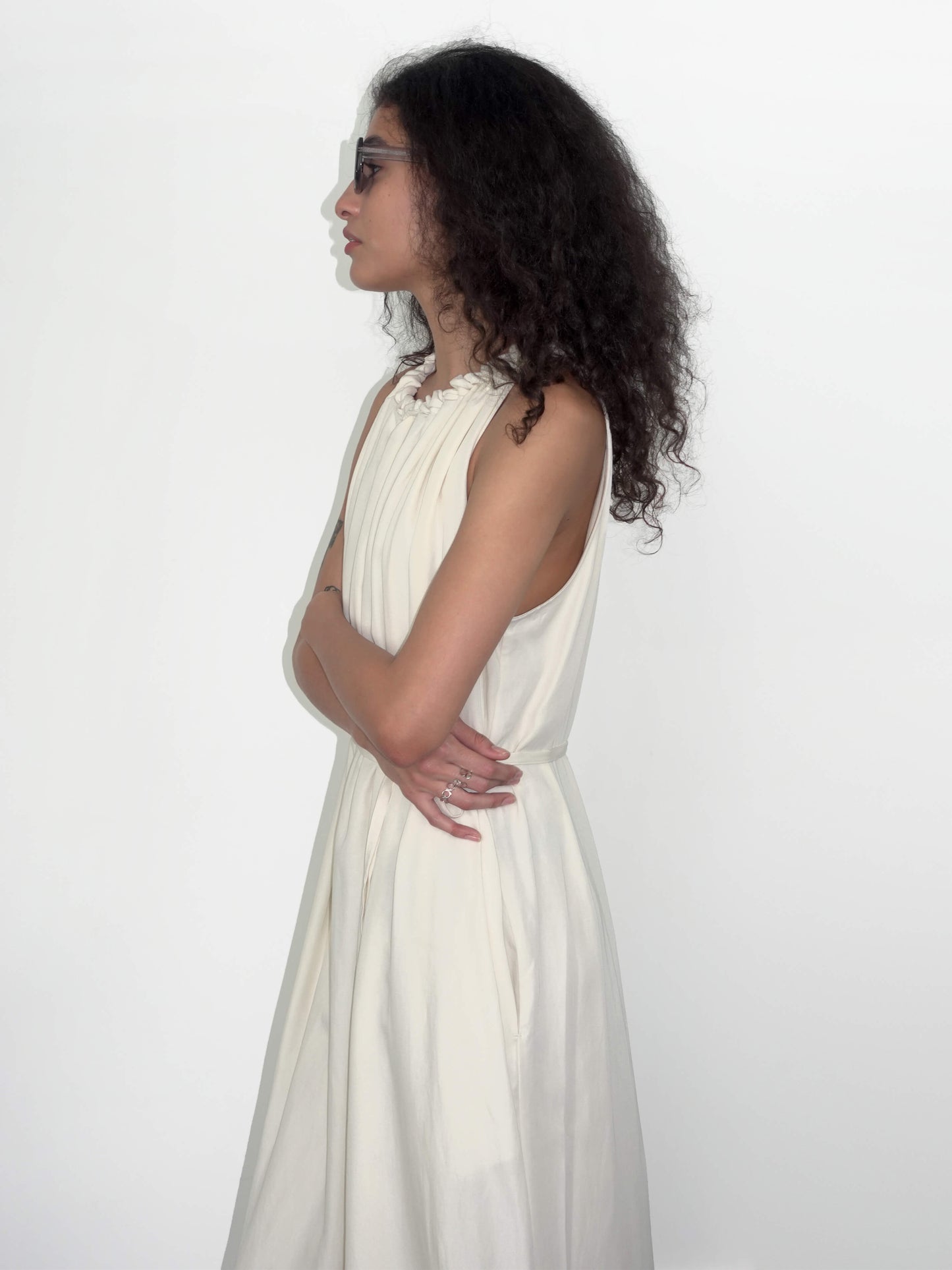Loose Halterneck Sleeveless Dress