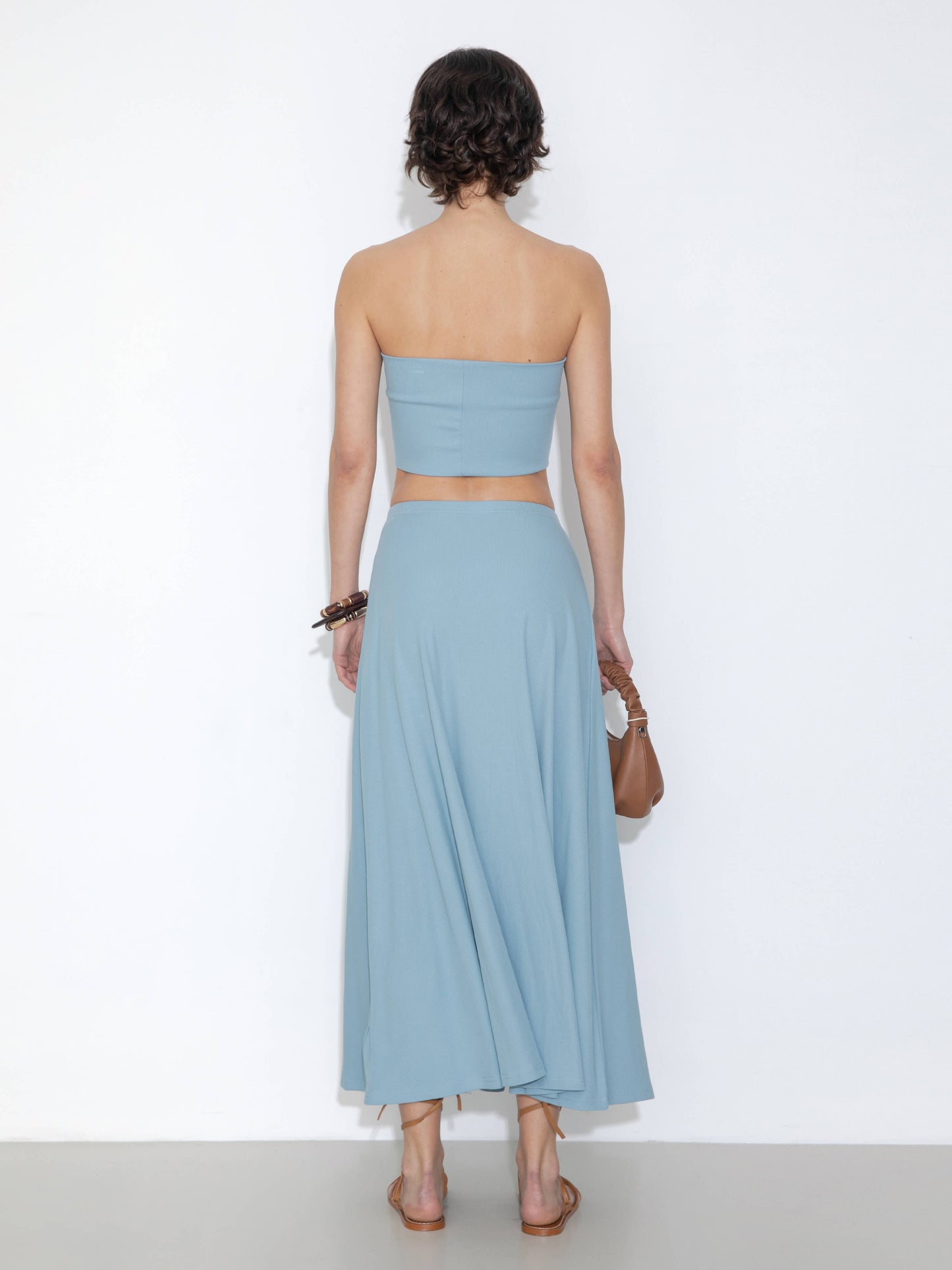 Convertible Strapless A-Line Dress & Skirt