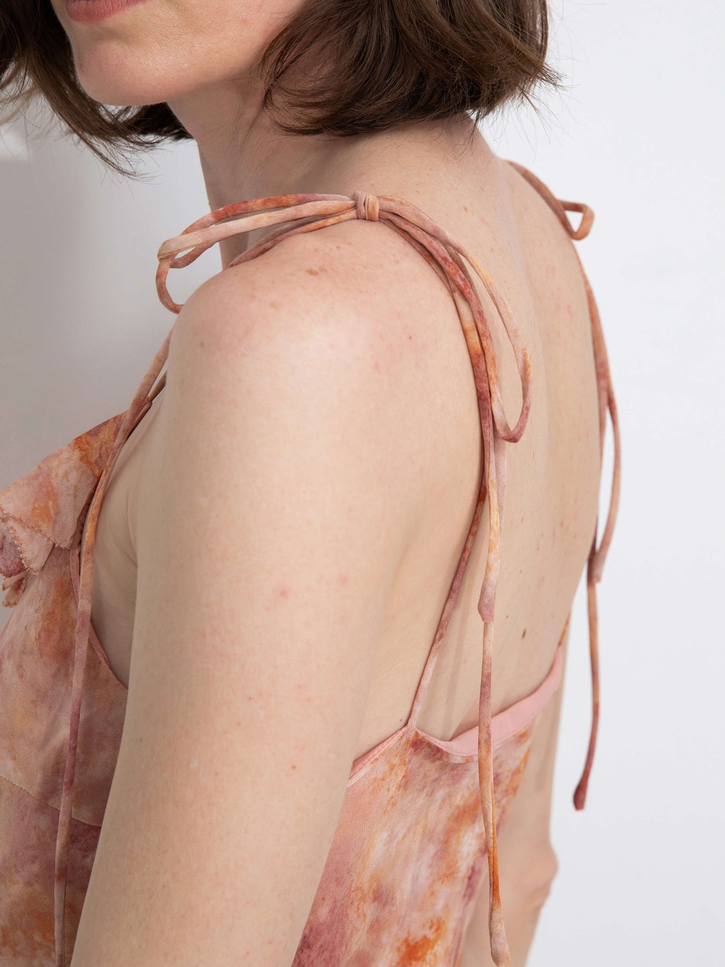 Asymmetrical Floral Print Cami Dress
