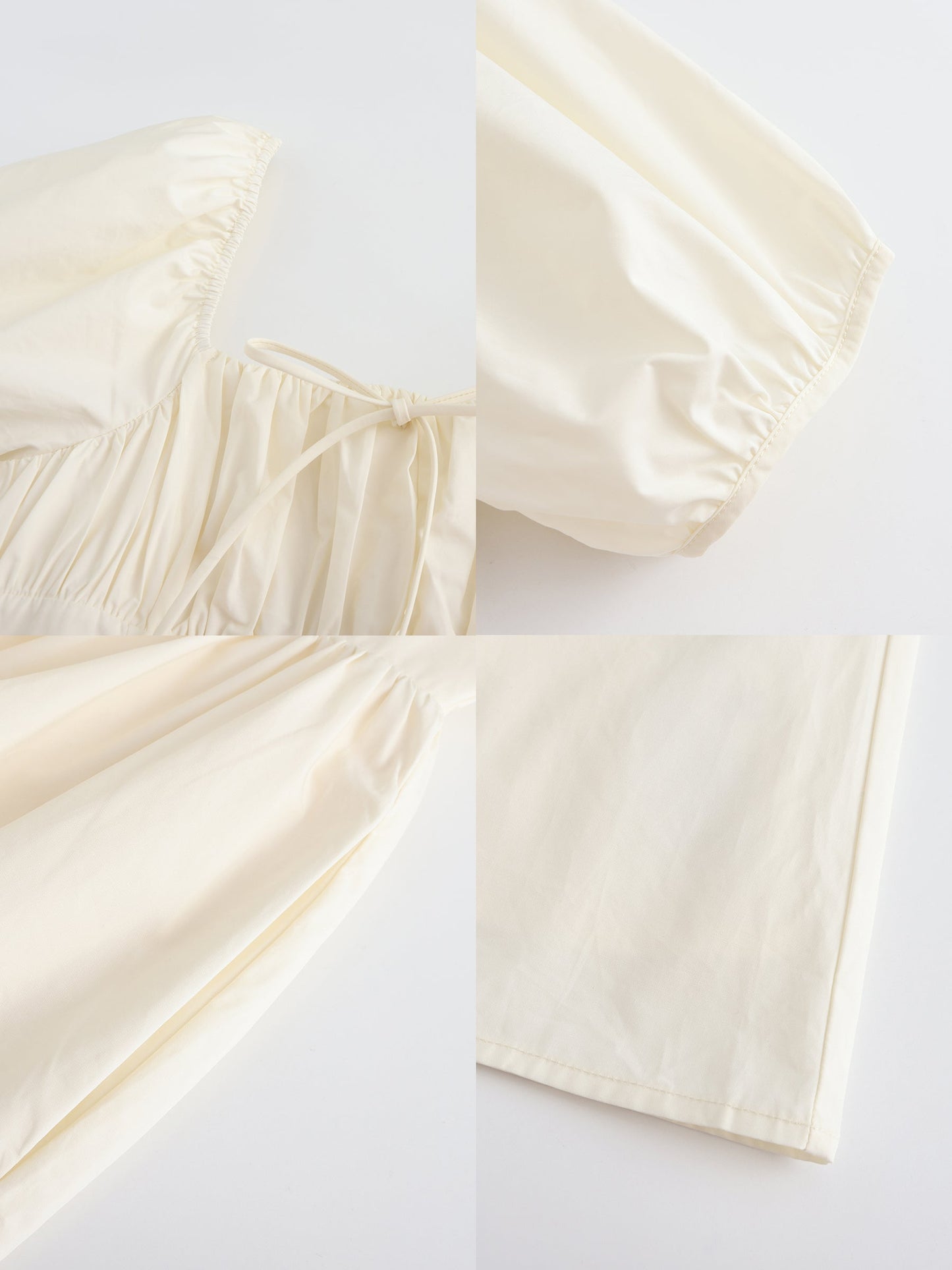 Puff Sleeve Retro Dress