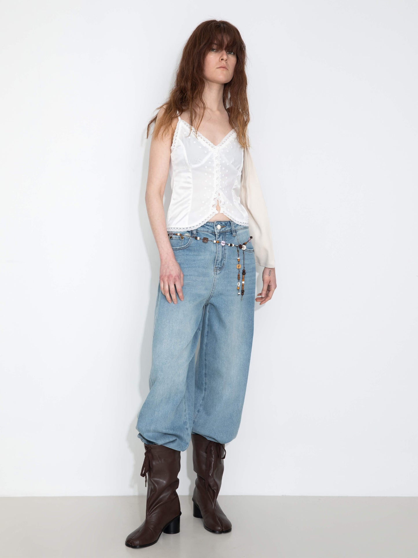 Embroidered lace Tank Top