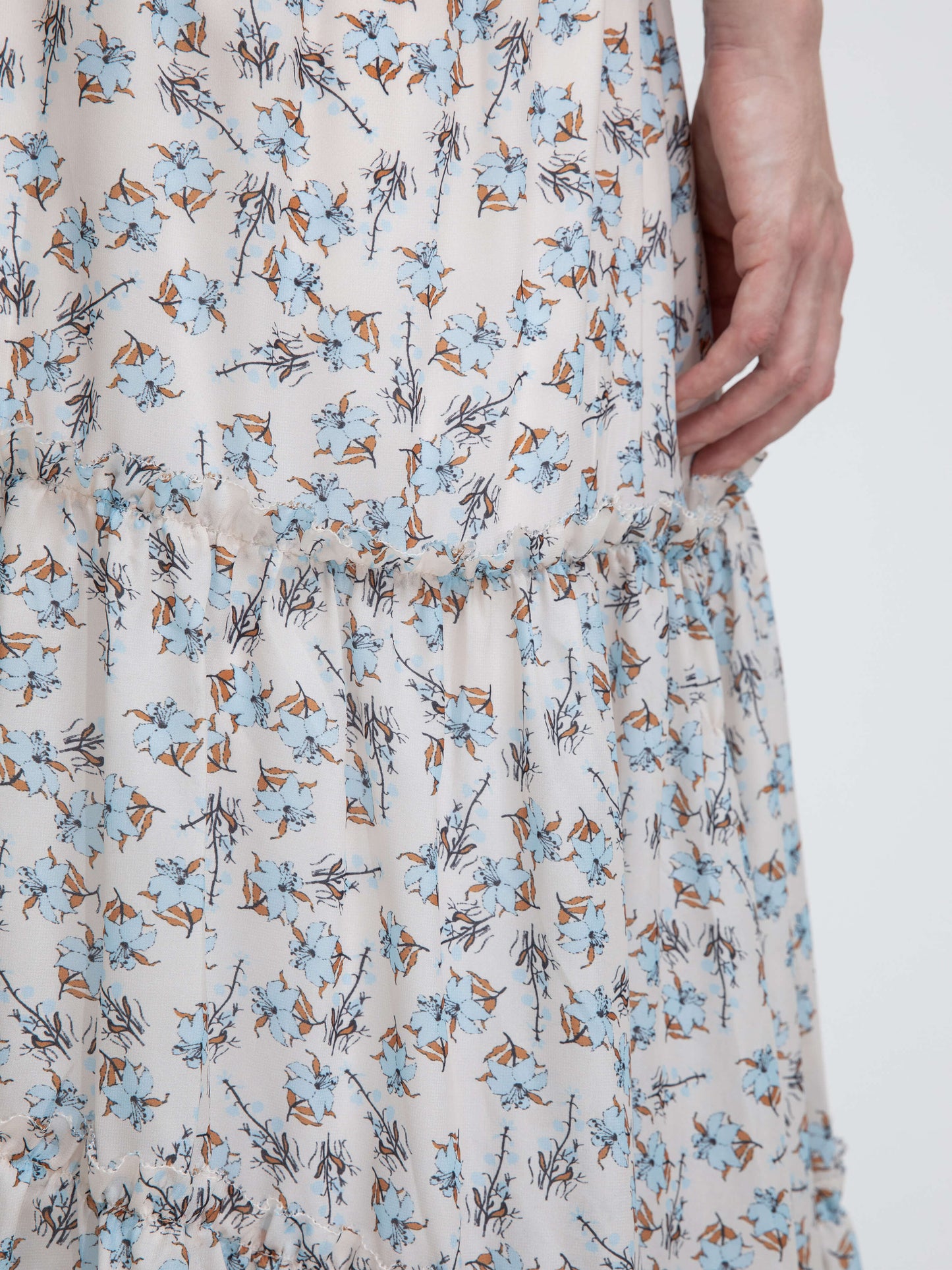 Floral Print Maxi Skirt