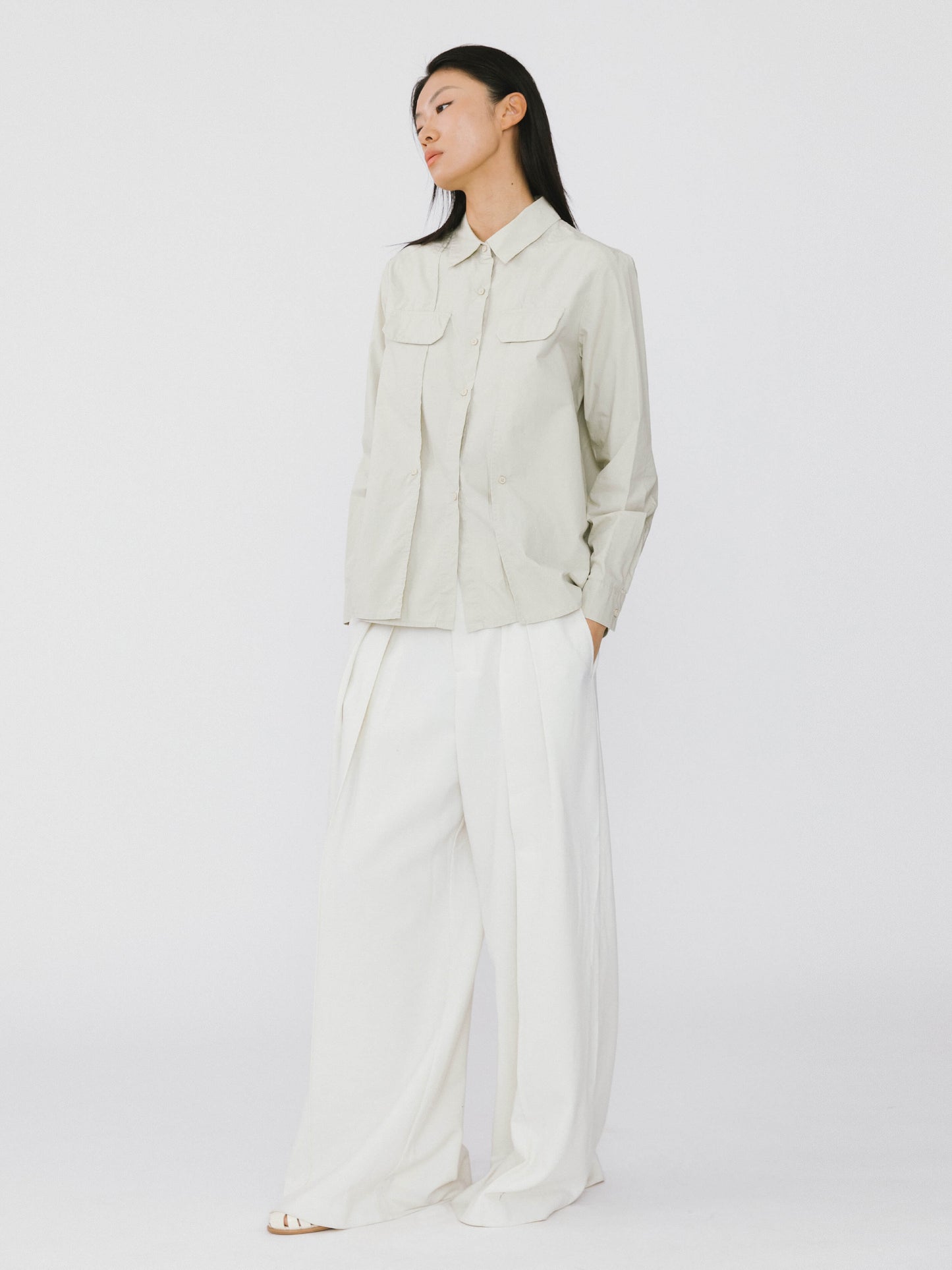 Faux Pocket 100% Cotton Shirt