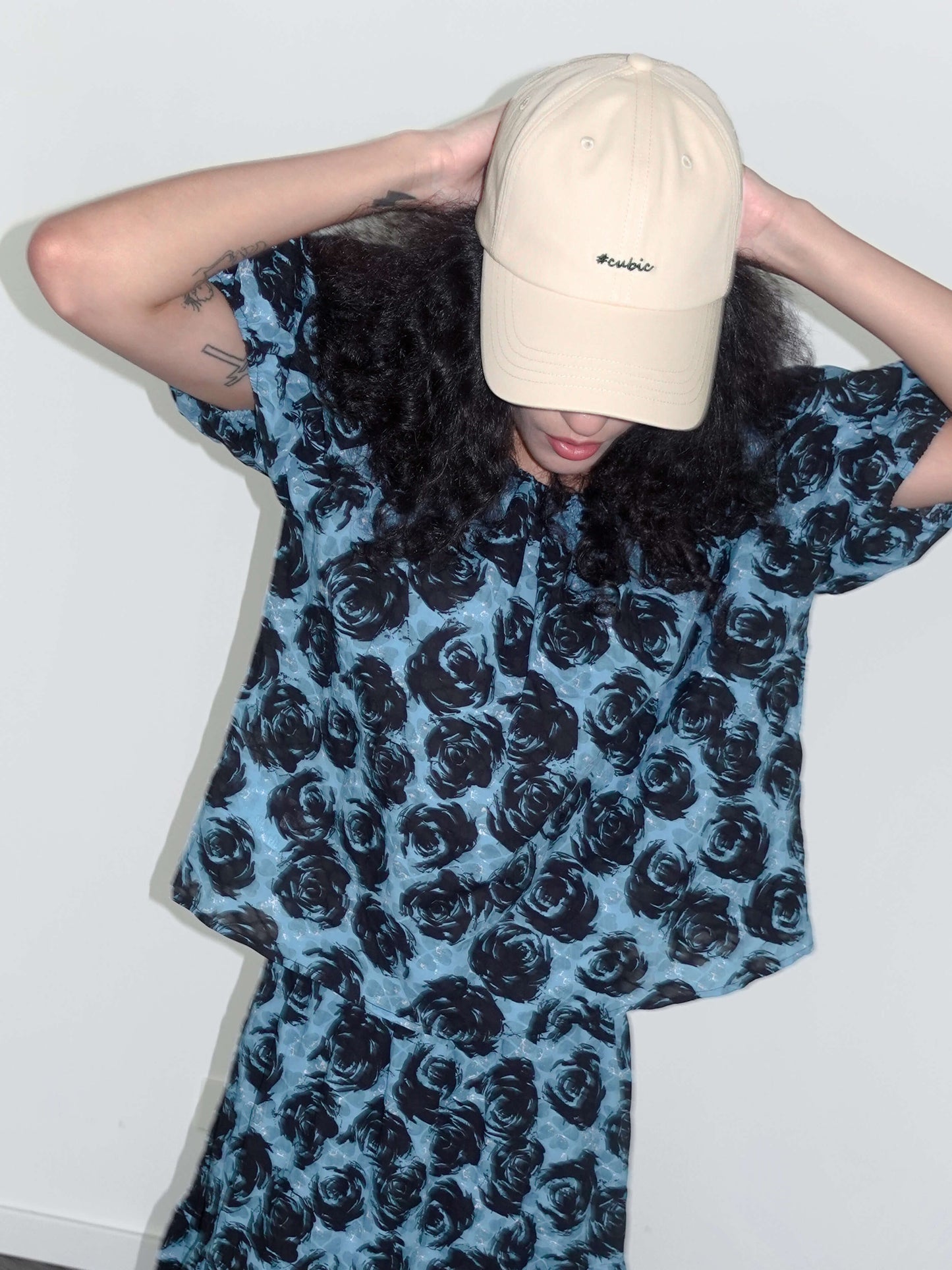CUBIC Embroidered Solid Color Baseball Cap