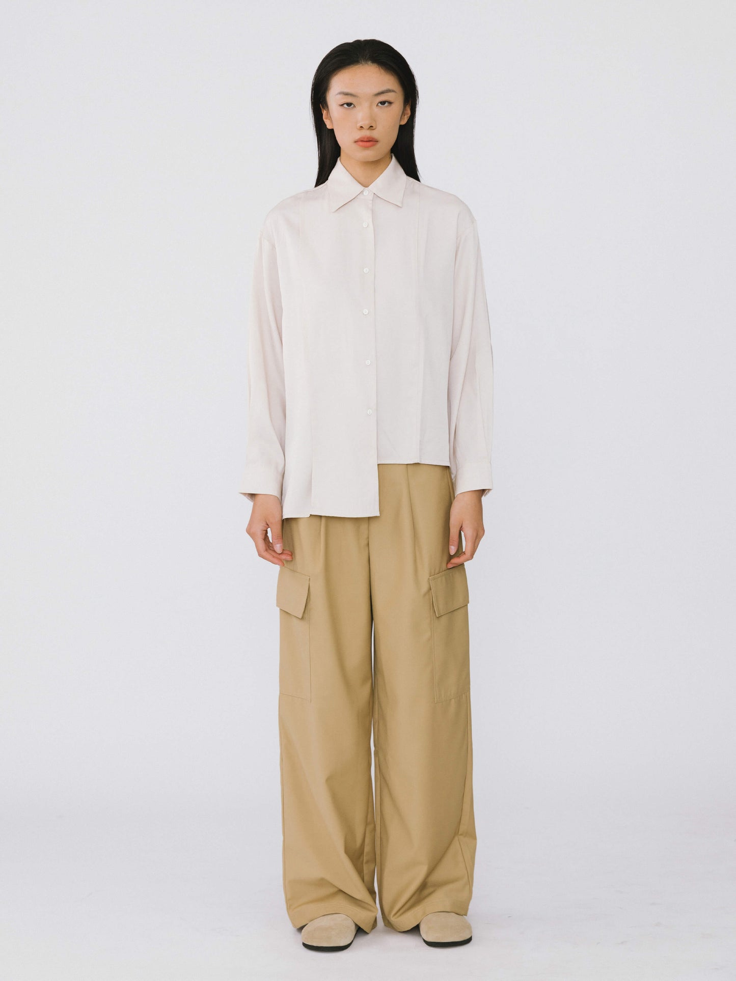 Straight Leg Cargo Trousers