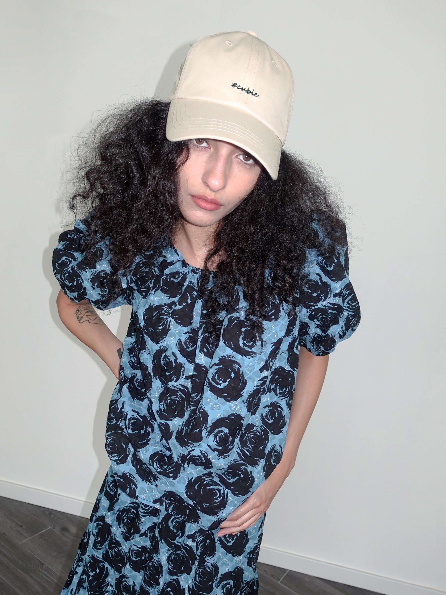 CUBIC Embroidered Solid Color Baseball Cap
