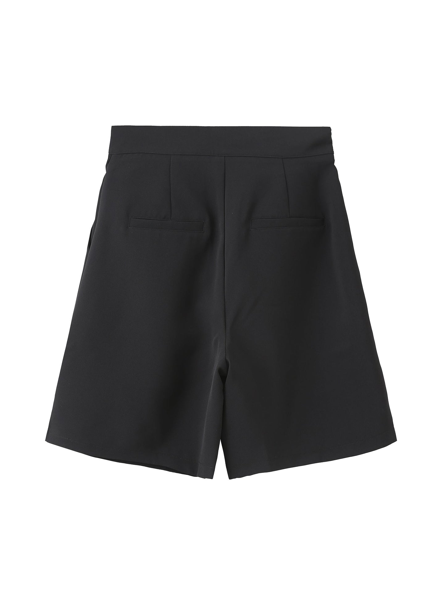 Pleated Bermuda Shorts