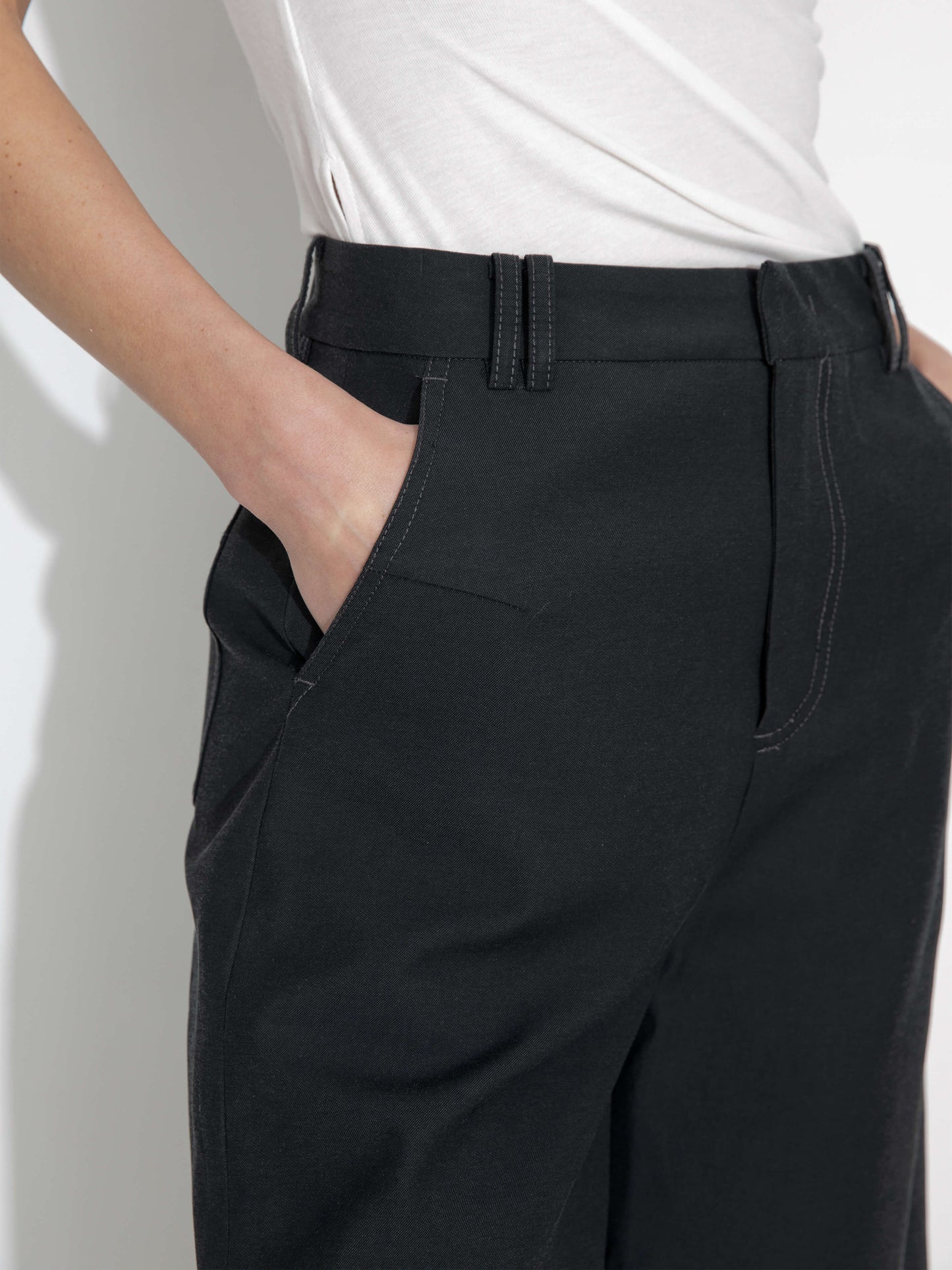 Knee-Length Casual Trousers