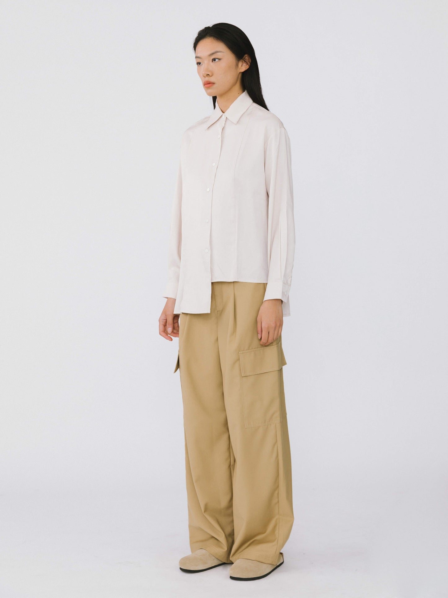 Straight Leg Cargo Trousers