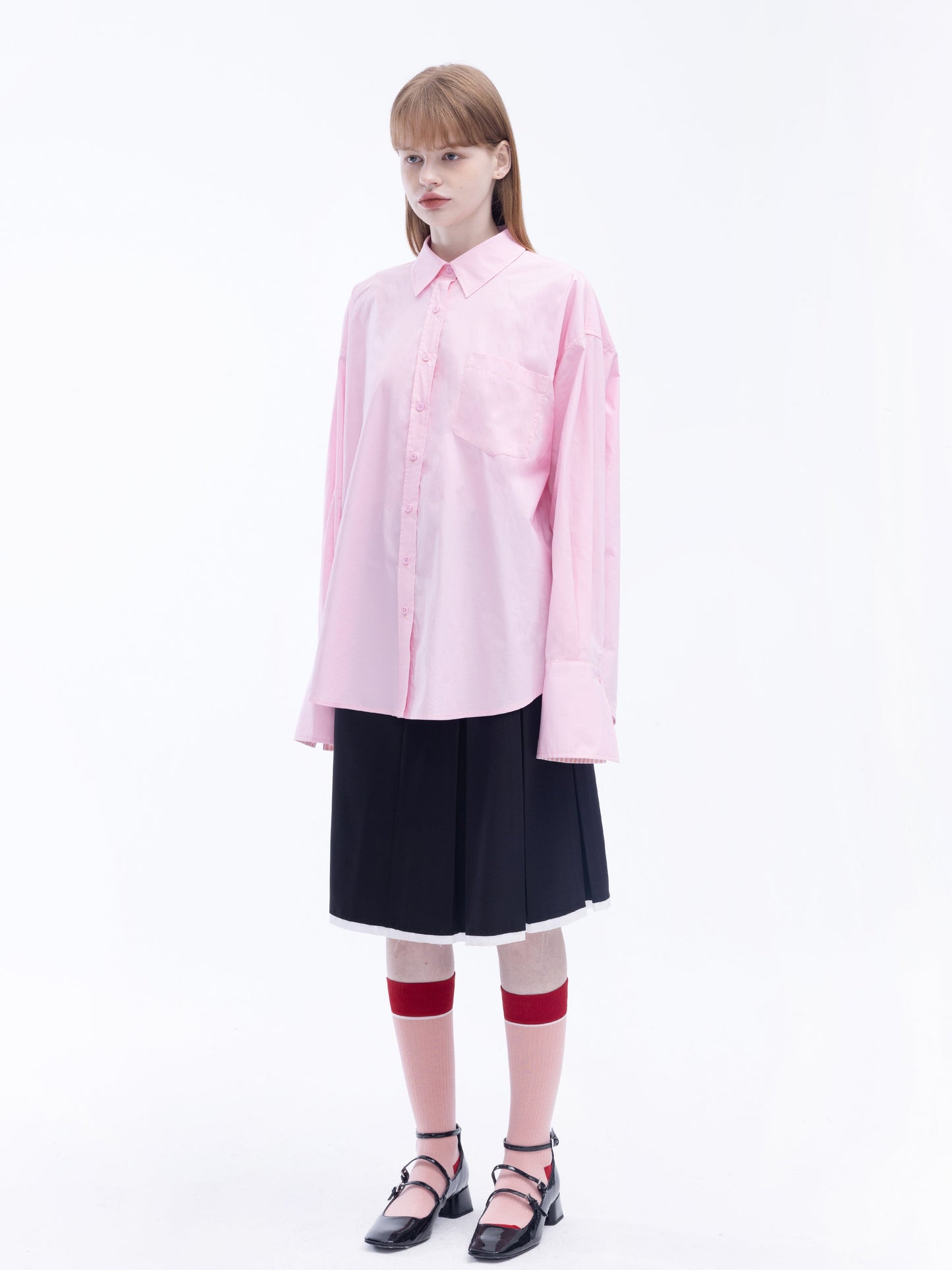 Classic Shirt with Turn-Up Cuffs