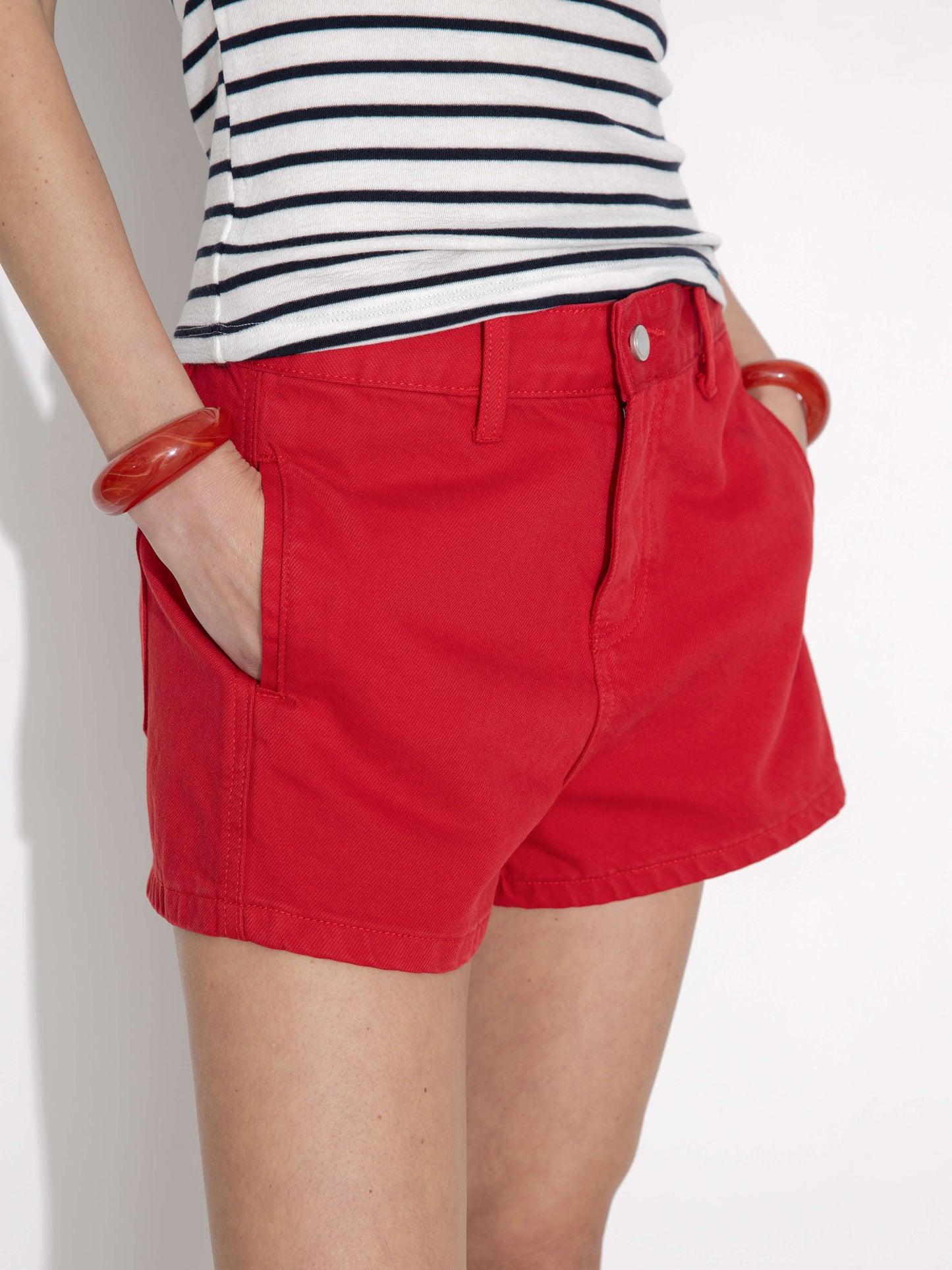 High-Waisted Ultra-Short Casual Shorts