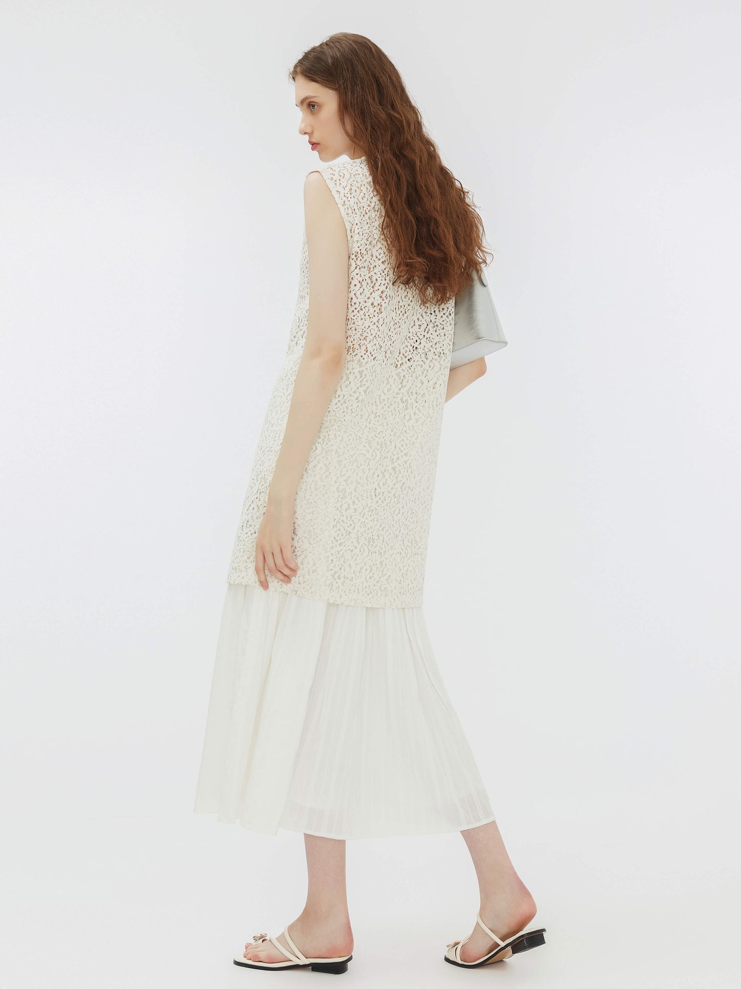 Round Neck Sleeveless A-line Dress