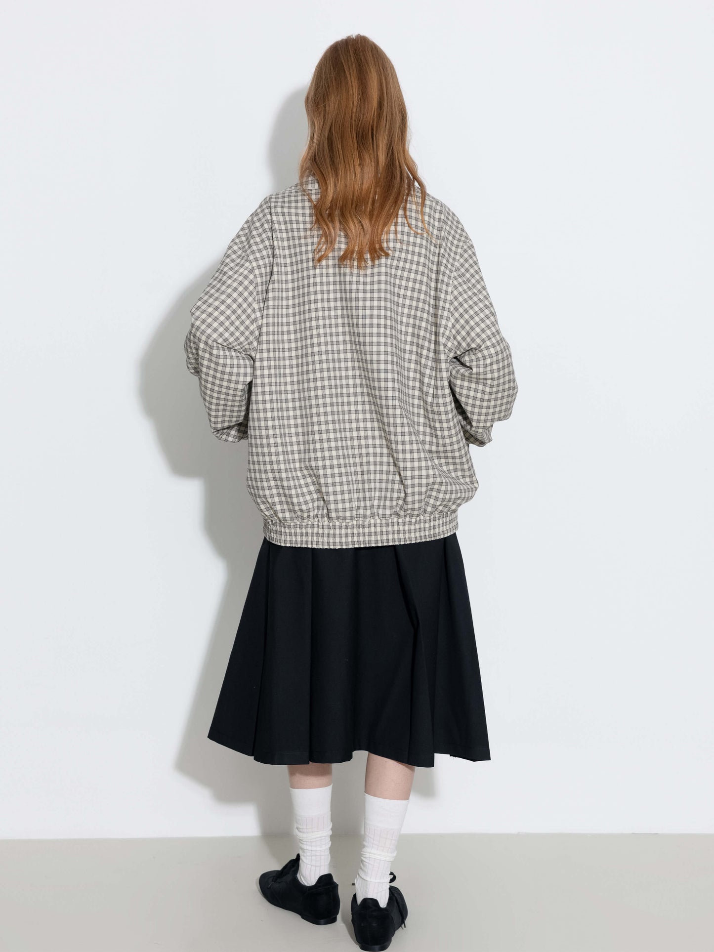 Reversible Jacket with Color-Block Collar