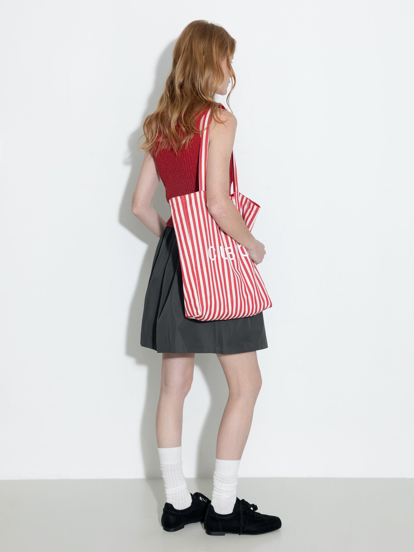 A-line Skirt with Cotton blend