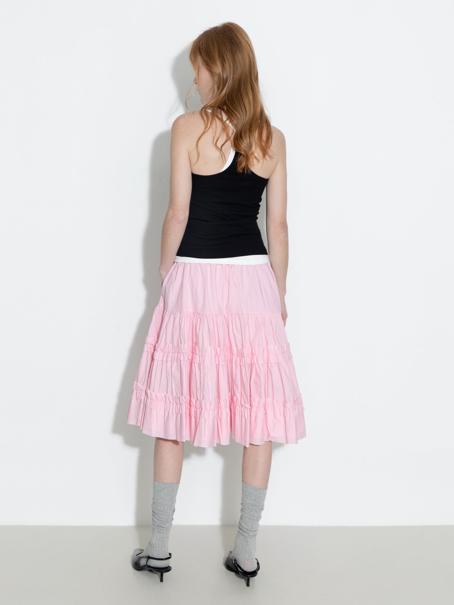 Pure Cotton Ruffle Cake Skirt