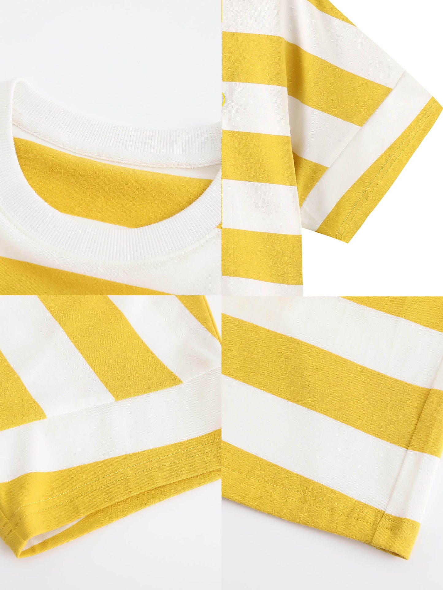 CUBIC Heart Oversized Striped T-Shirt