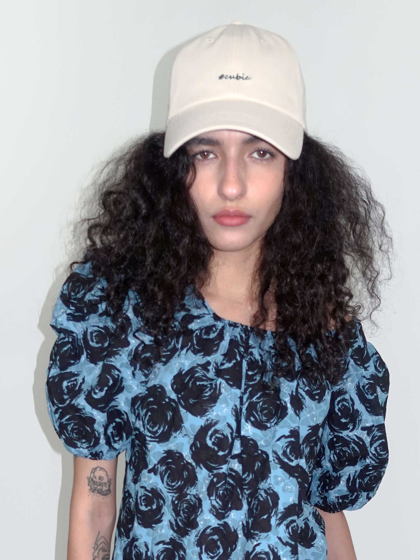 CUBIC Embroidered Solid Color Baseball Cap