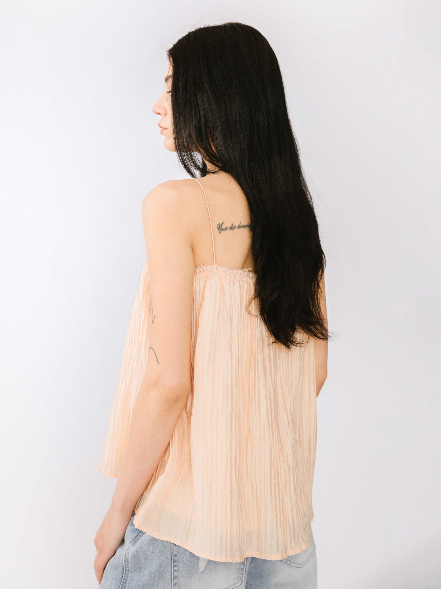 Spaghetti Strap A-line Top