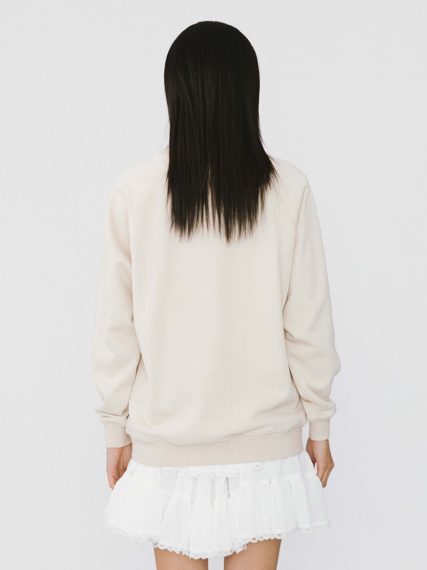 Round Neck Printed Sweatshirt