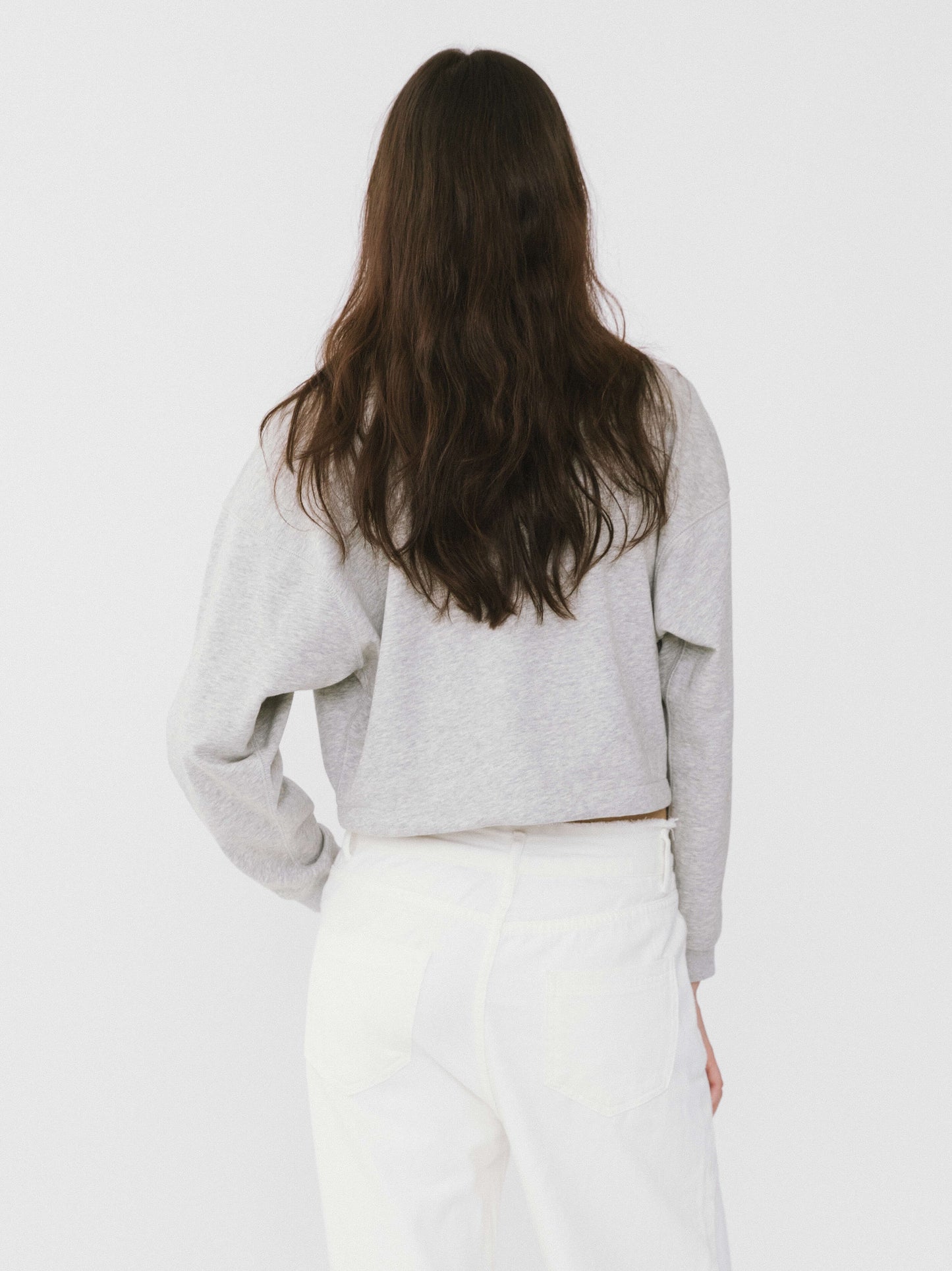 Short Basic Sweatshirt