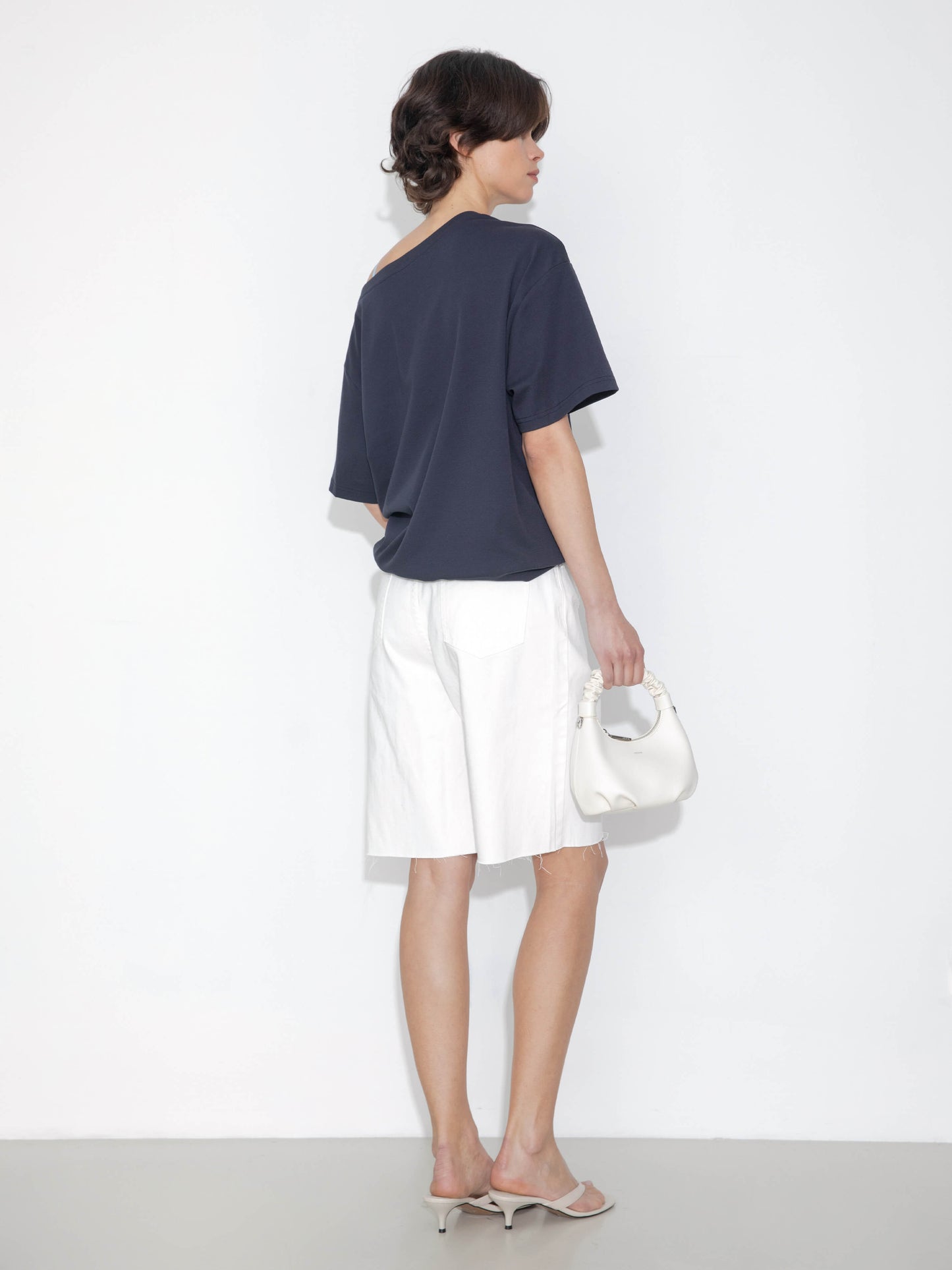 C by CUBIC Embroidered Off-Shoulder T-Shirt