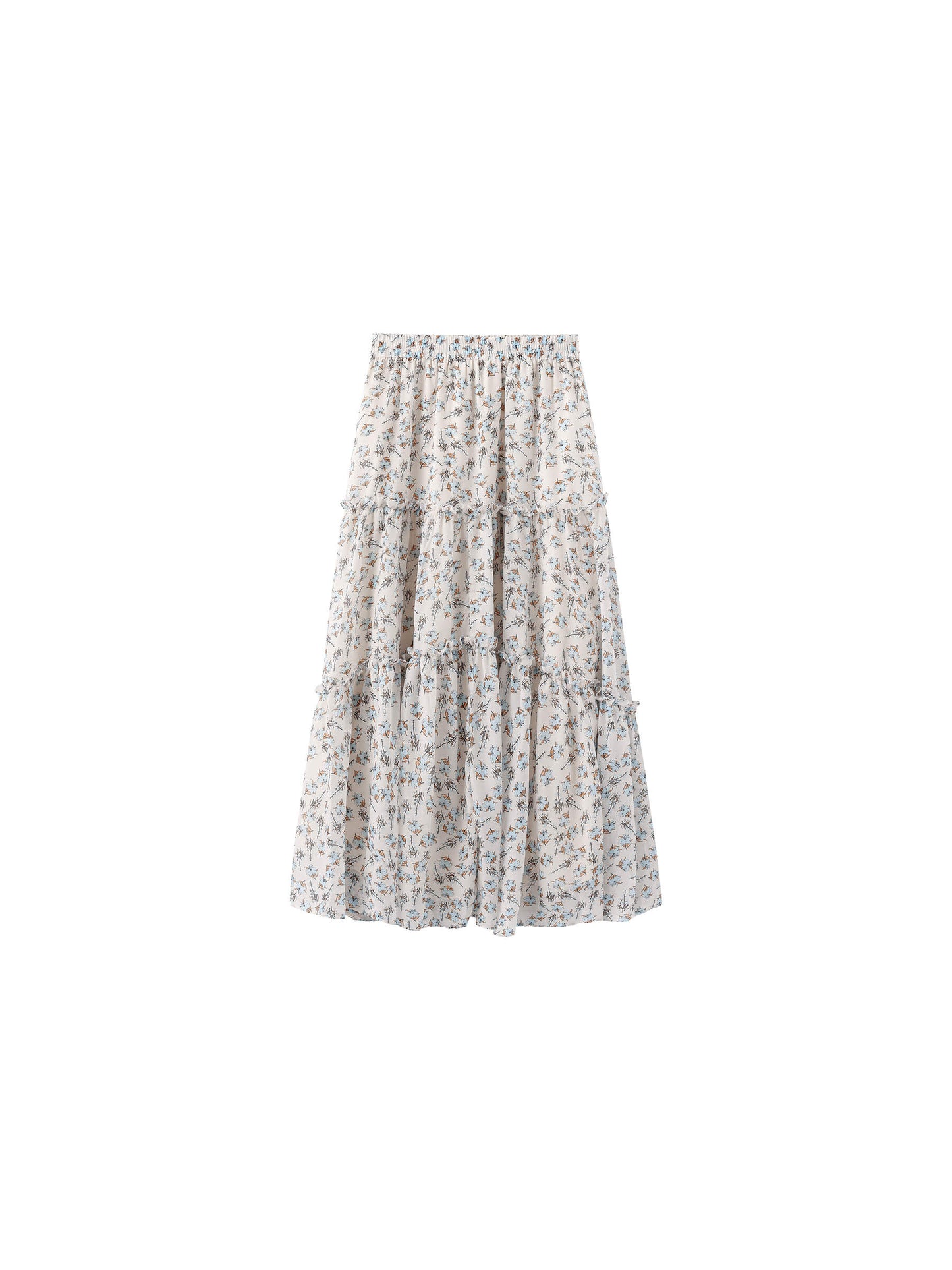 Floral Print Maxi Skirt