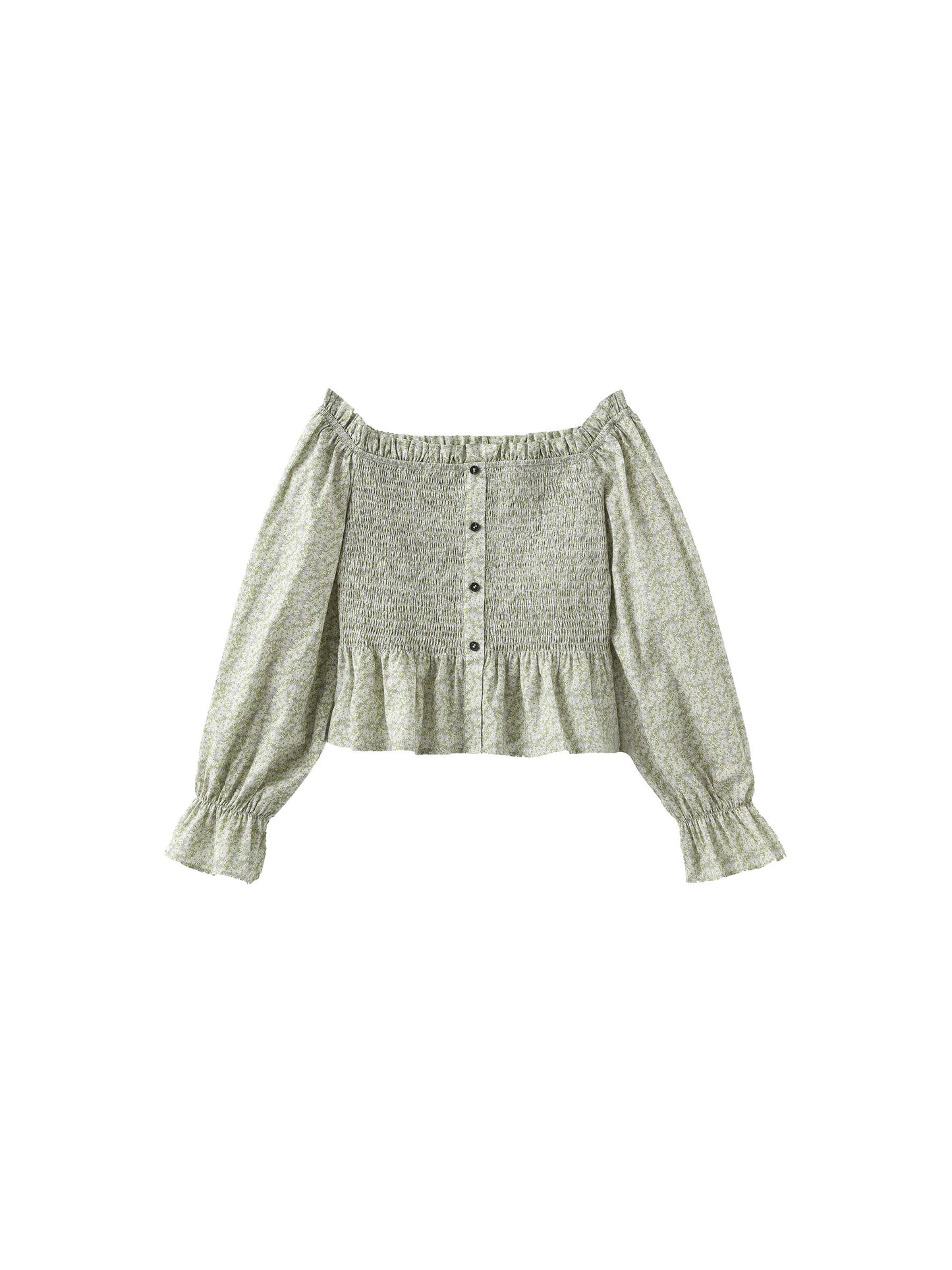 Ruffled Off-Shoulder Blouse