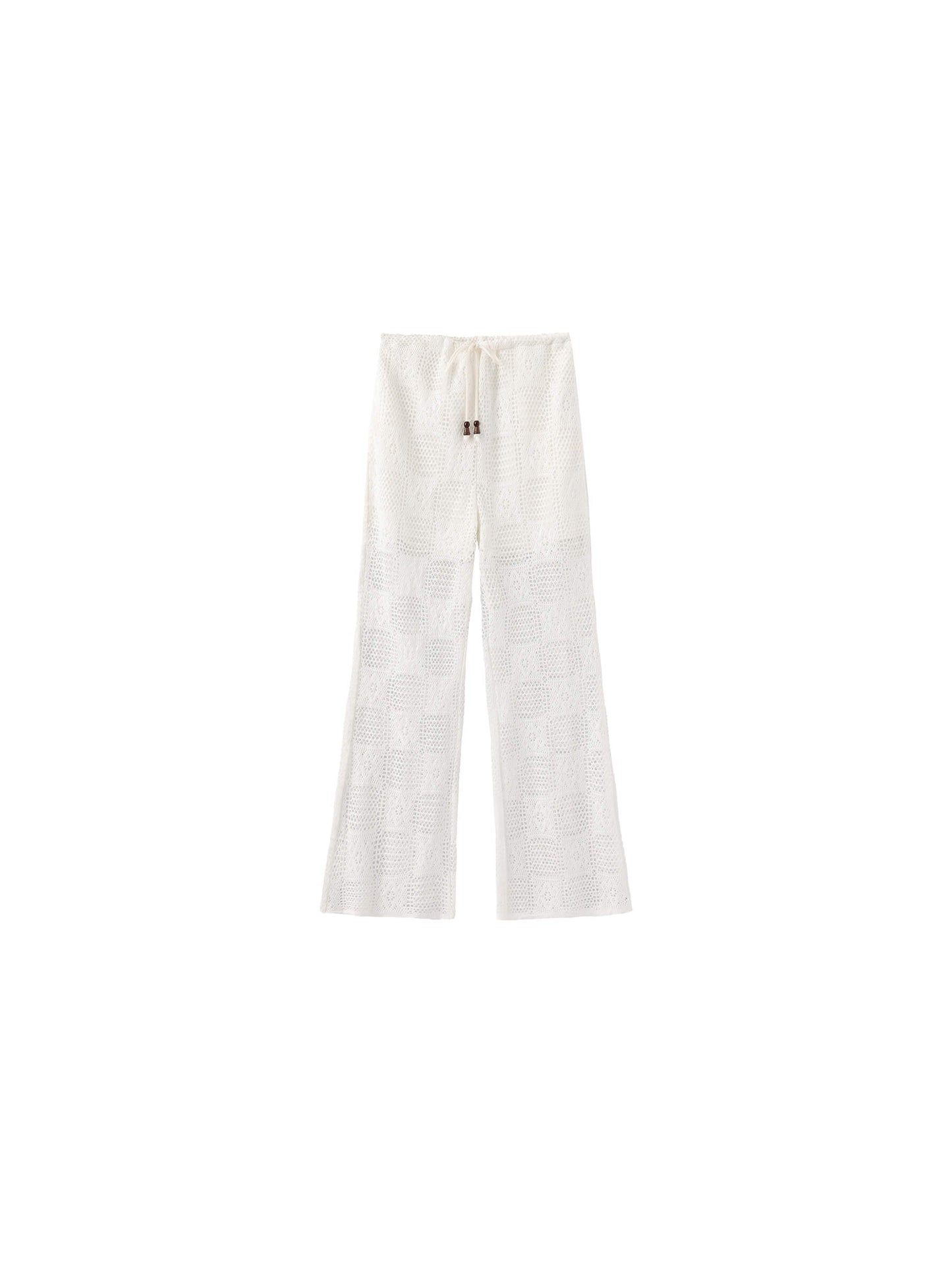 Crochet Knit Hollow-Out Trousers