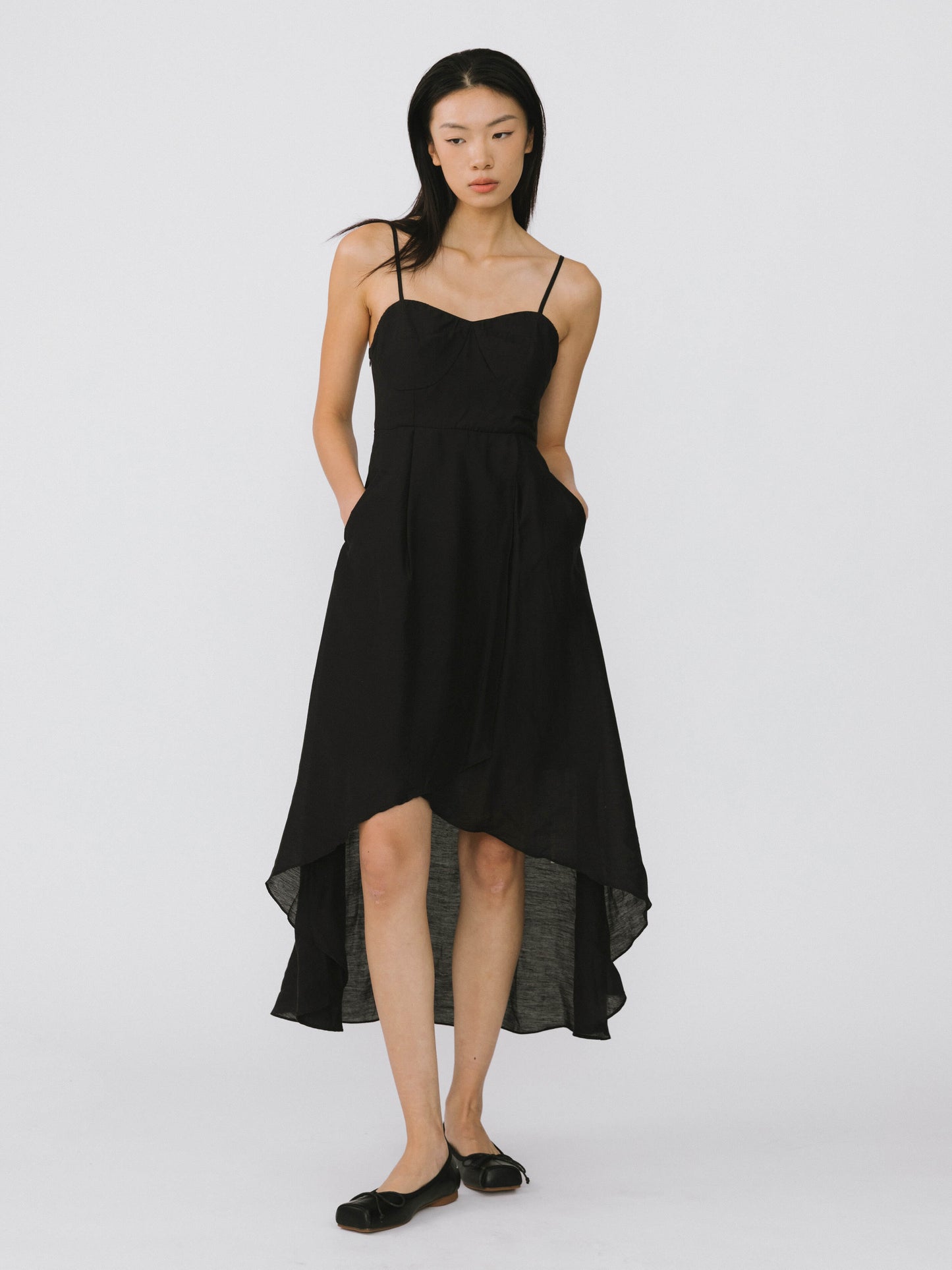 High-low Hem Sling Dress