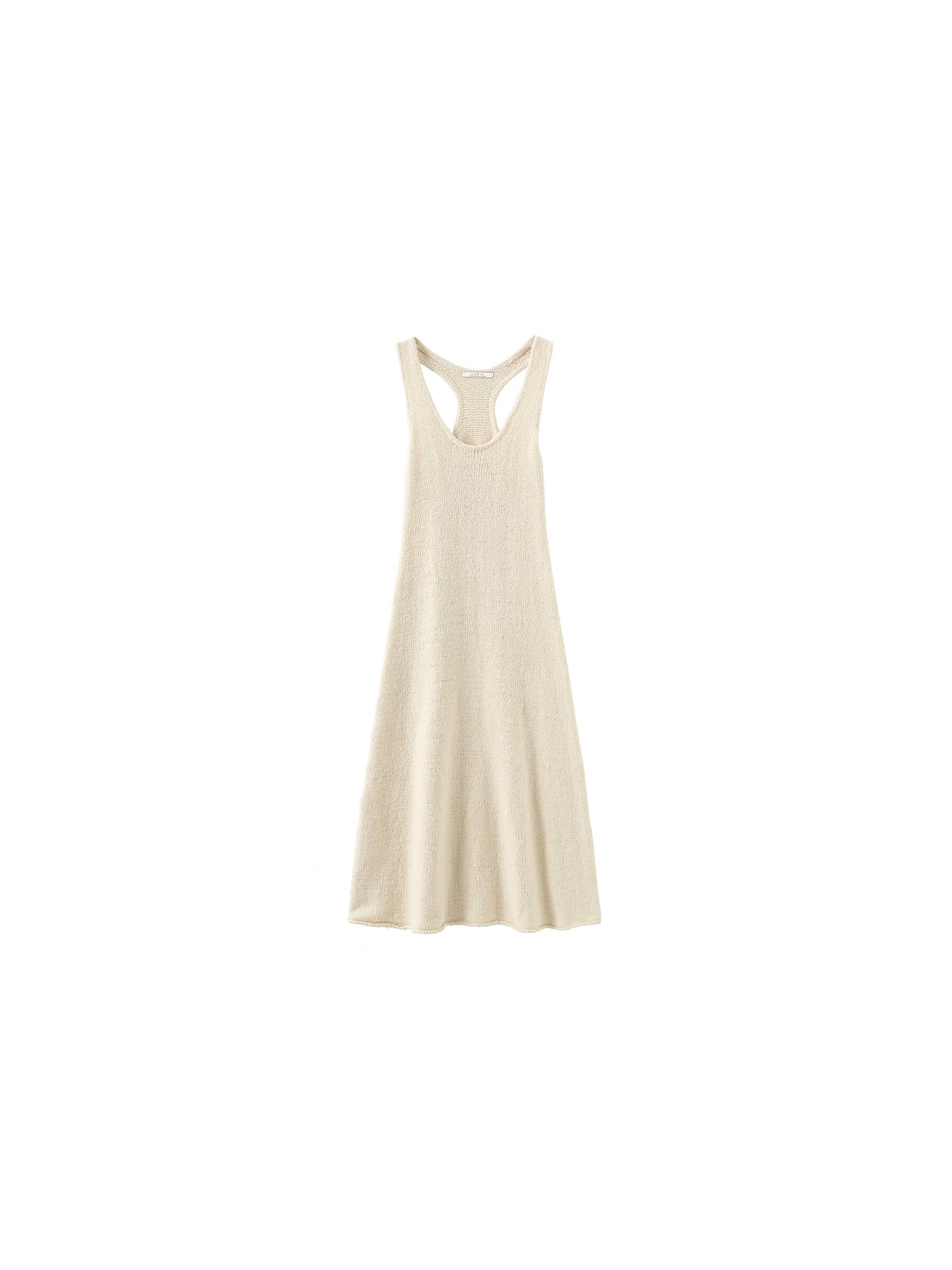 Fitted Maxi Dress with Cotton Blend