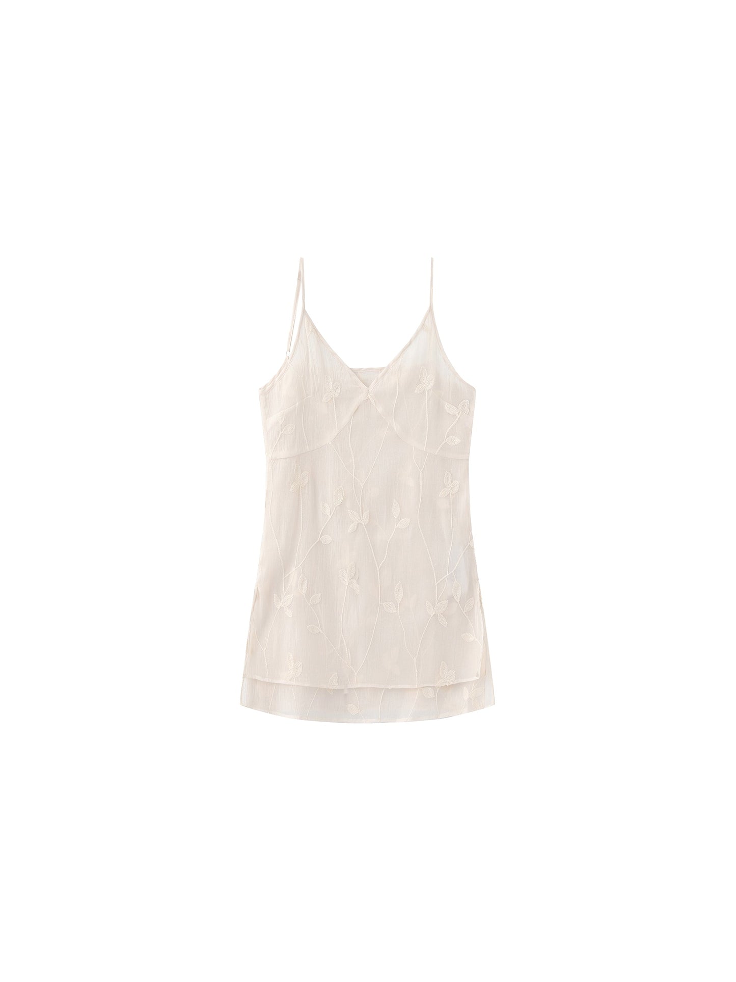 3D Crochet Floral V-Neck Cami Top