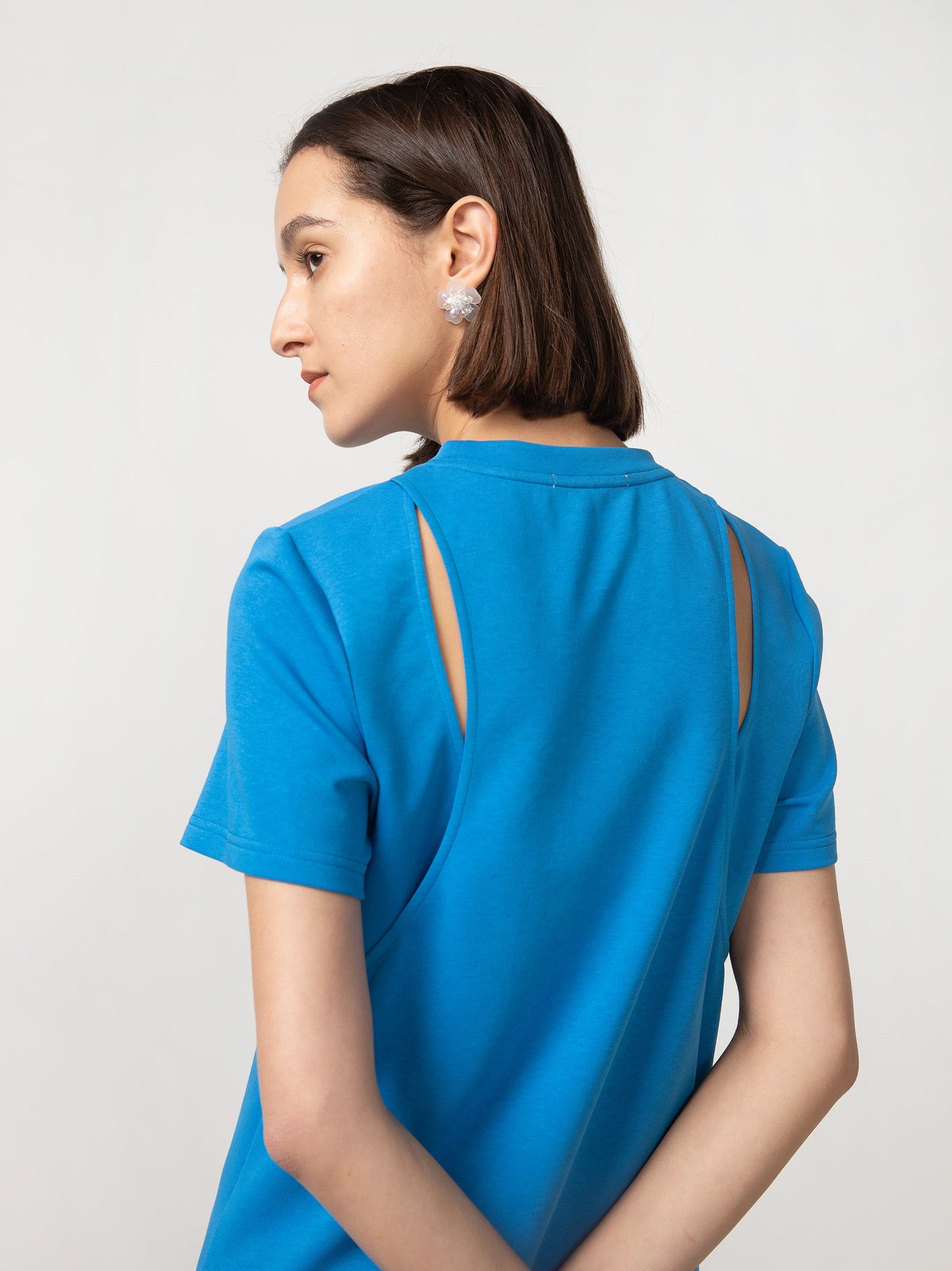 Back Cut Out Jersey Dress