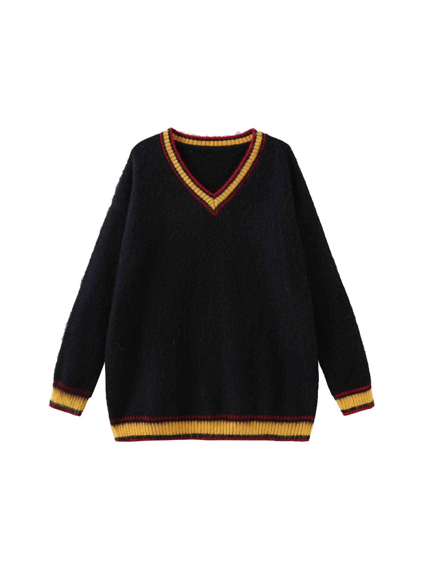 Knitted V-Neck Pullover