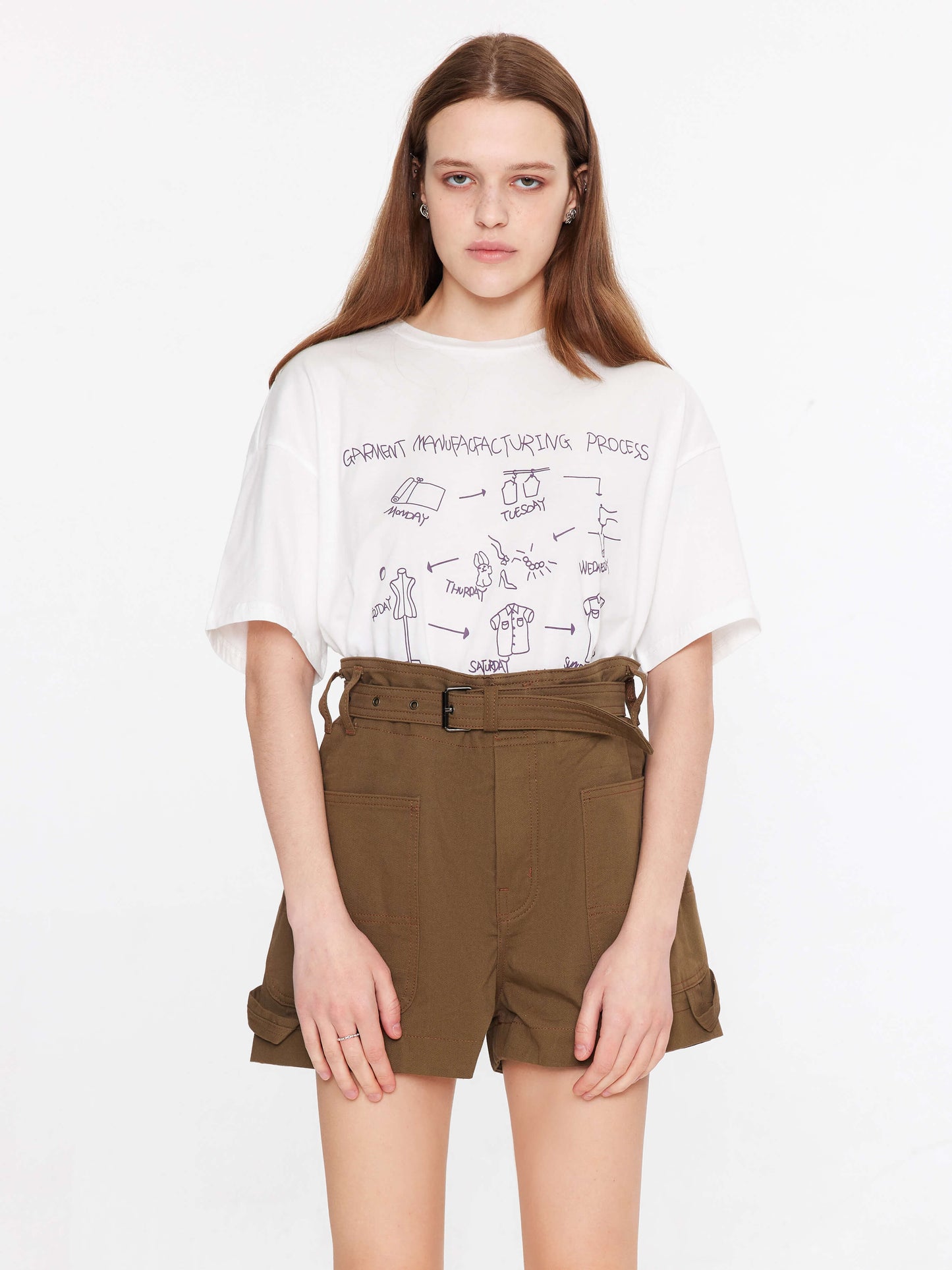 Loose Fit Printed Cotton T-Shirt