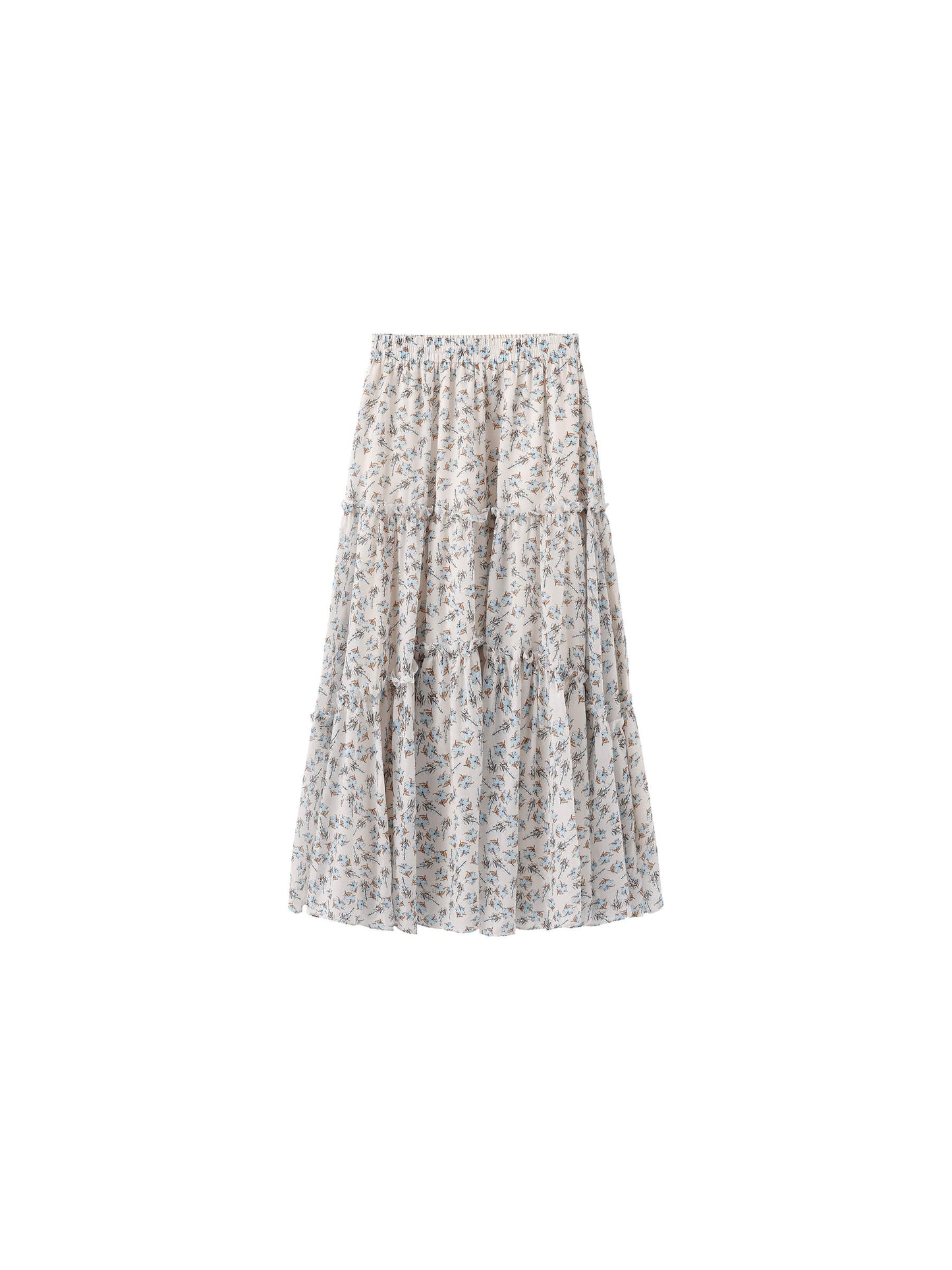 Floral Print Maxi Skirt