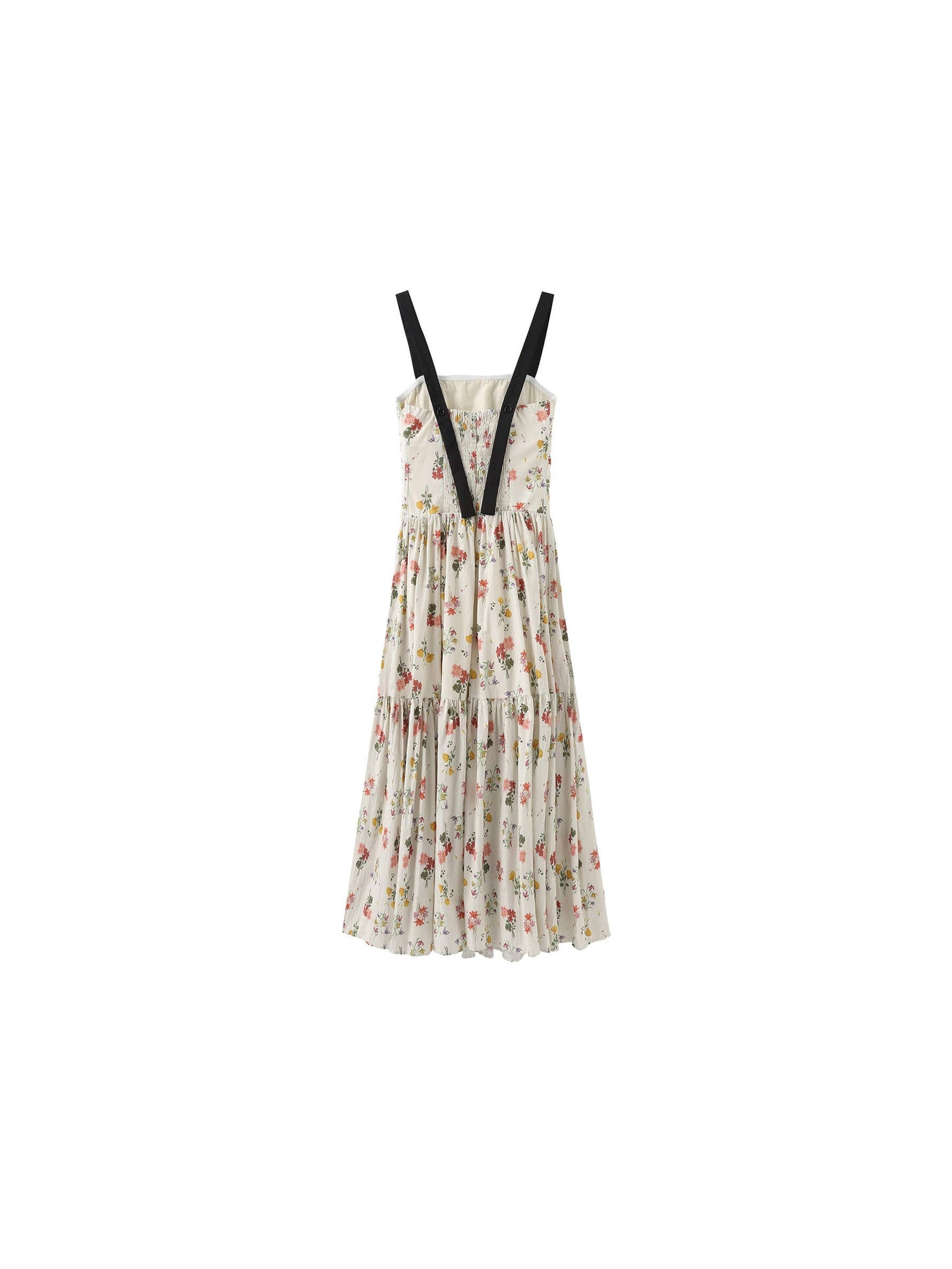 A-line Floral Print Sling Dress