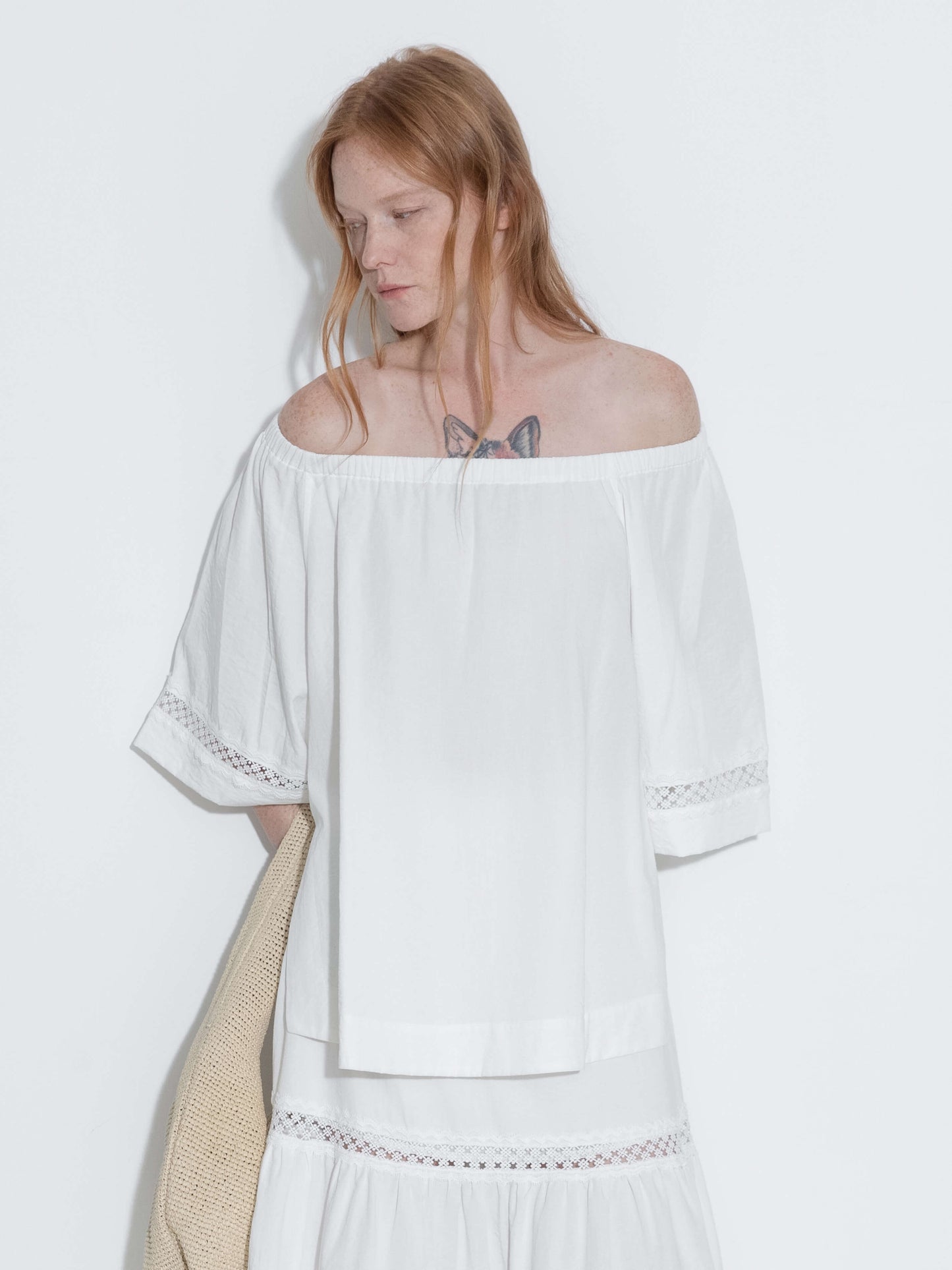 Off-Shoulder Short Sleeve Top
