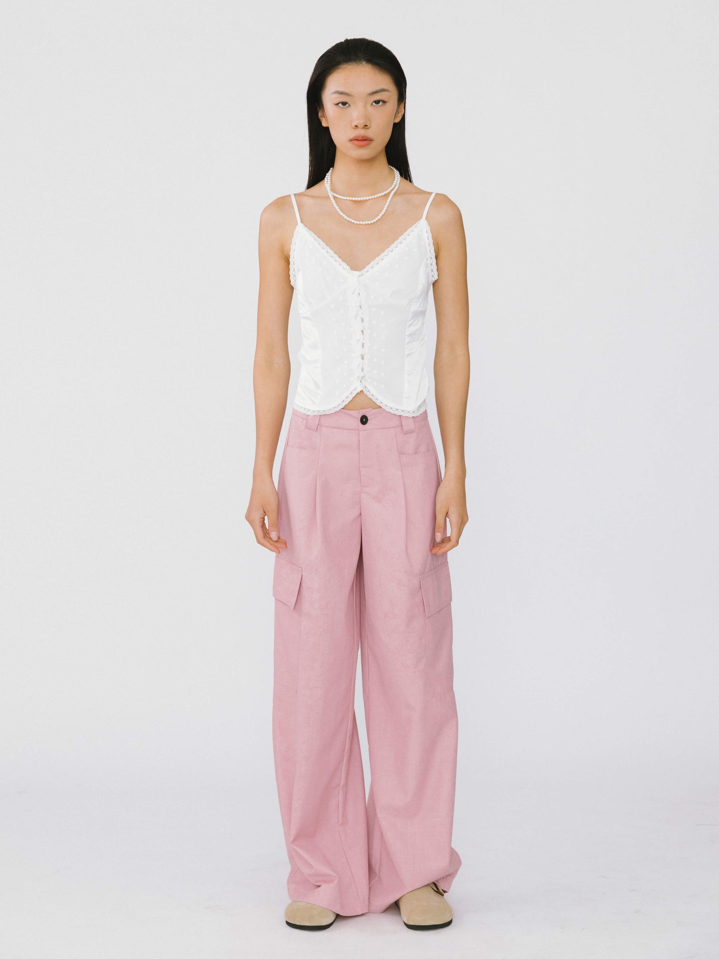 Straight Leg Cargo Trousers