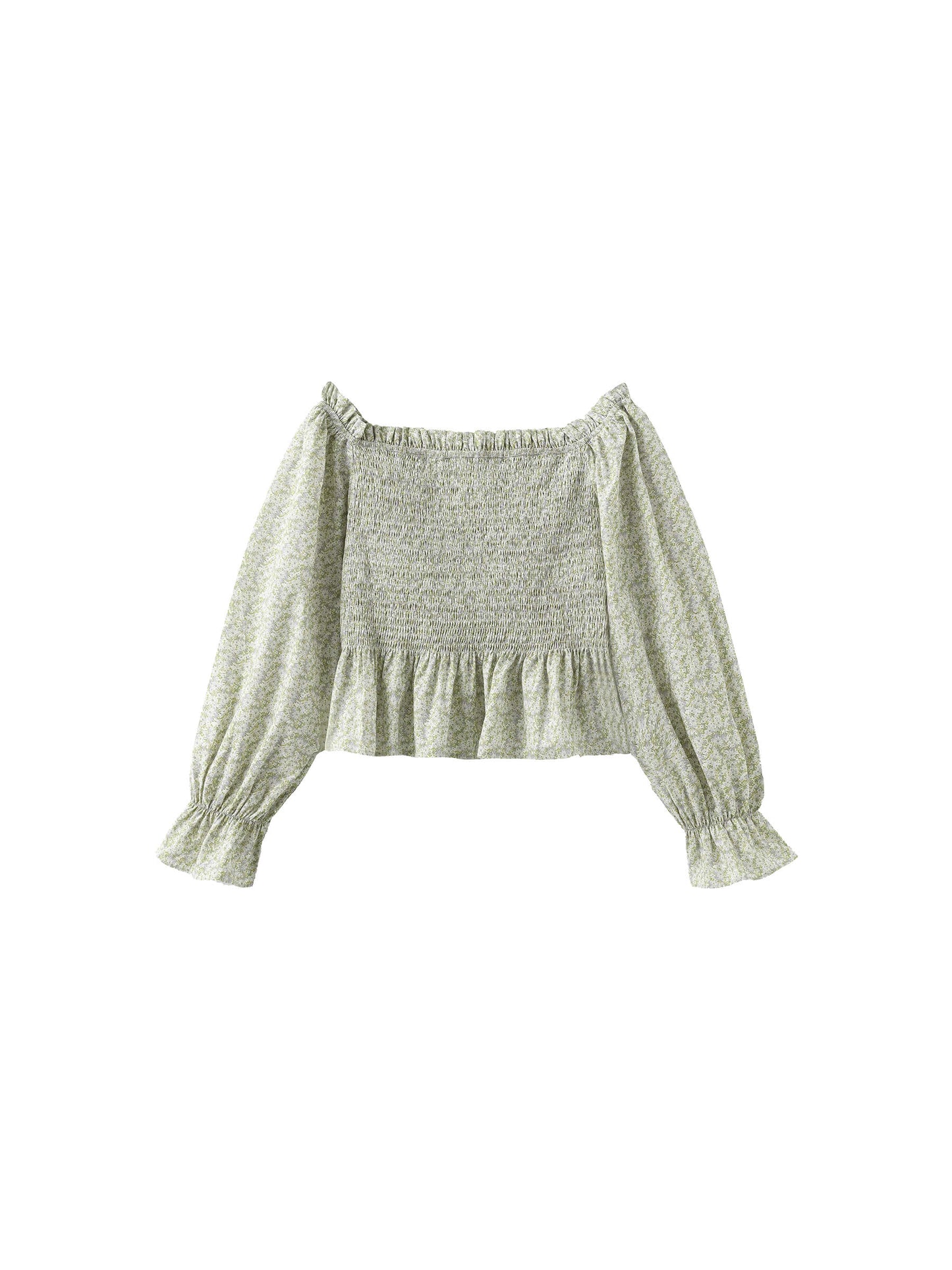 Ruffled Off-Shoulder Blouse