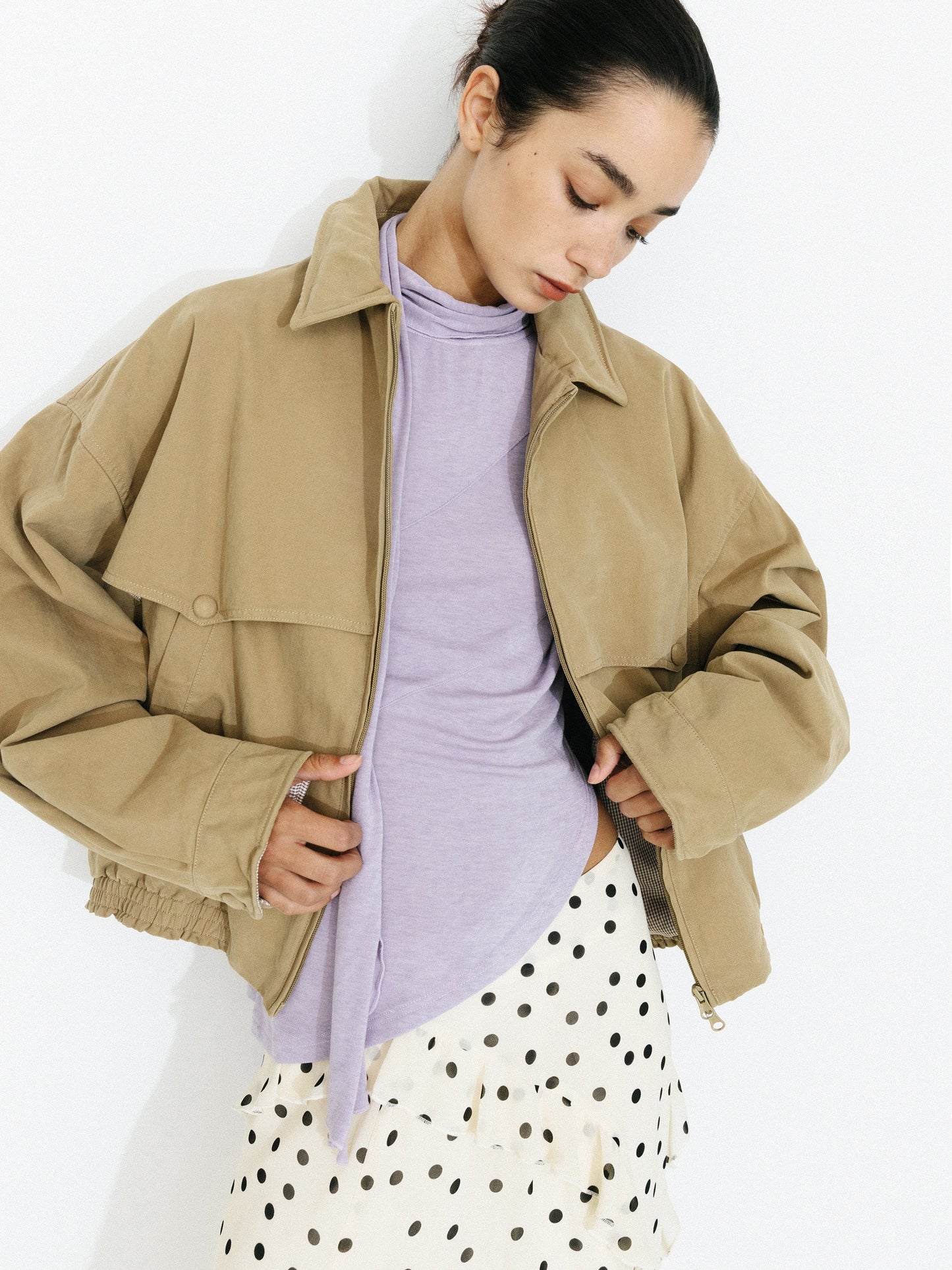 100% Cotton Mouldable Collar Casual Jacket