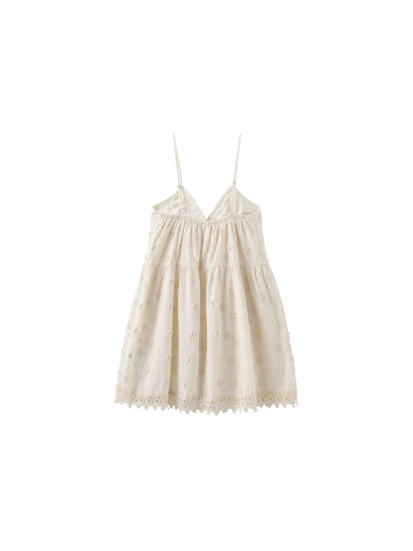 3D Embroidery Lace Sling Dress