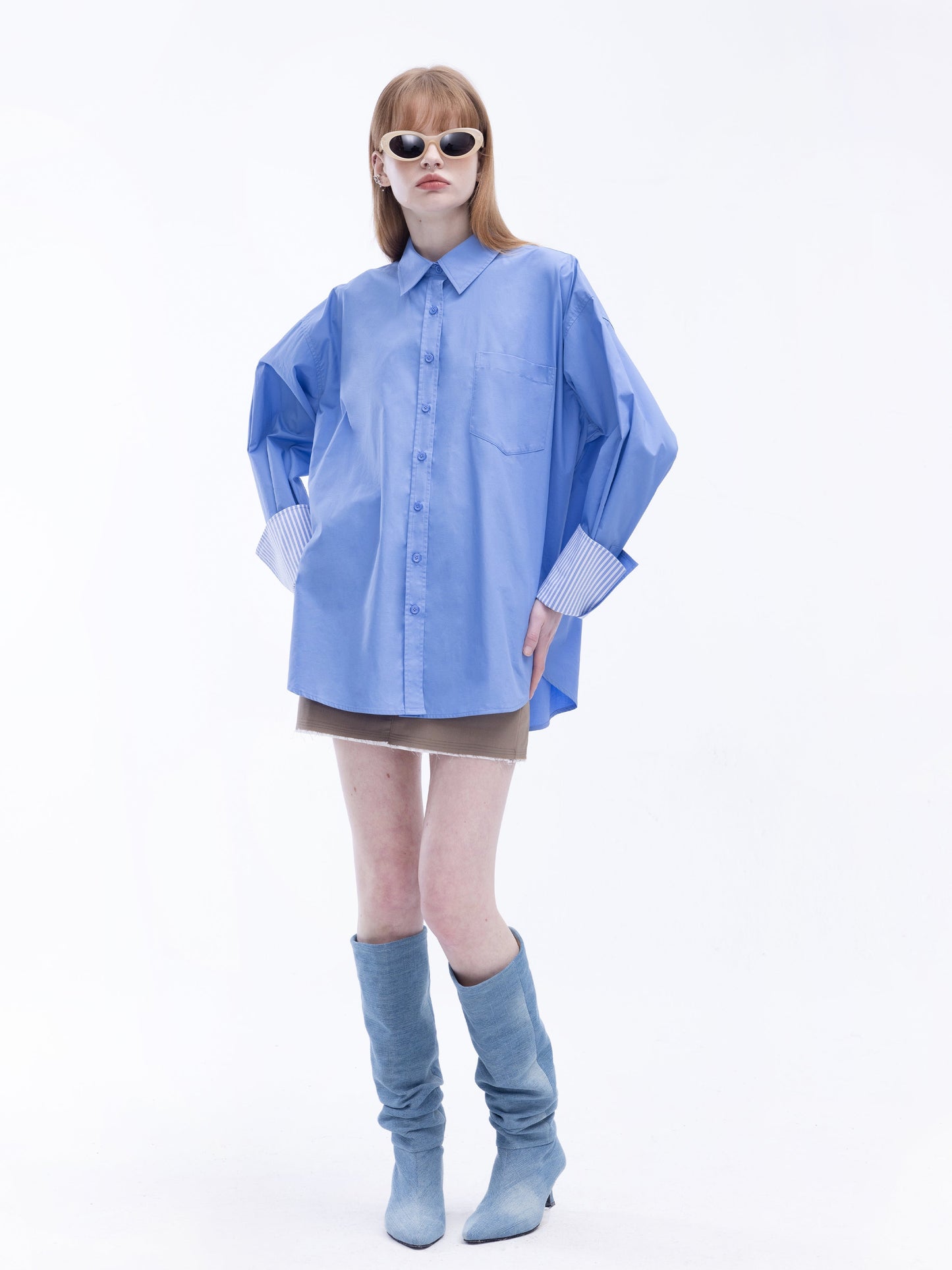 Classic Shirt with Turn-Up Cuffs