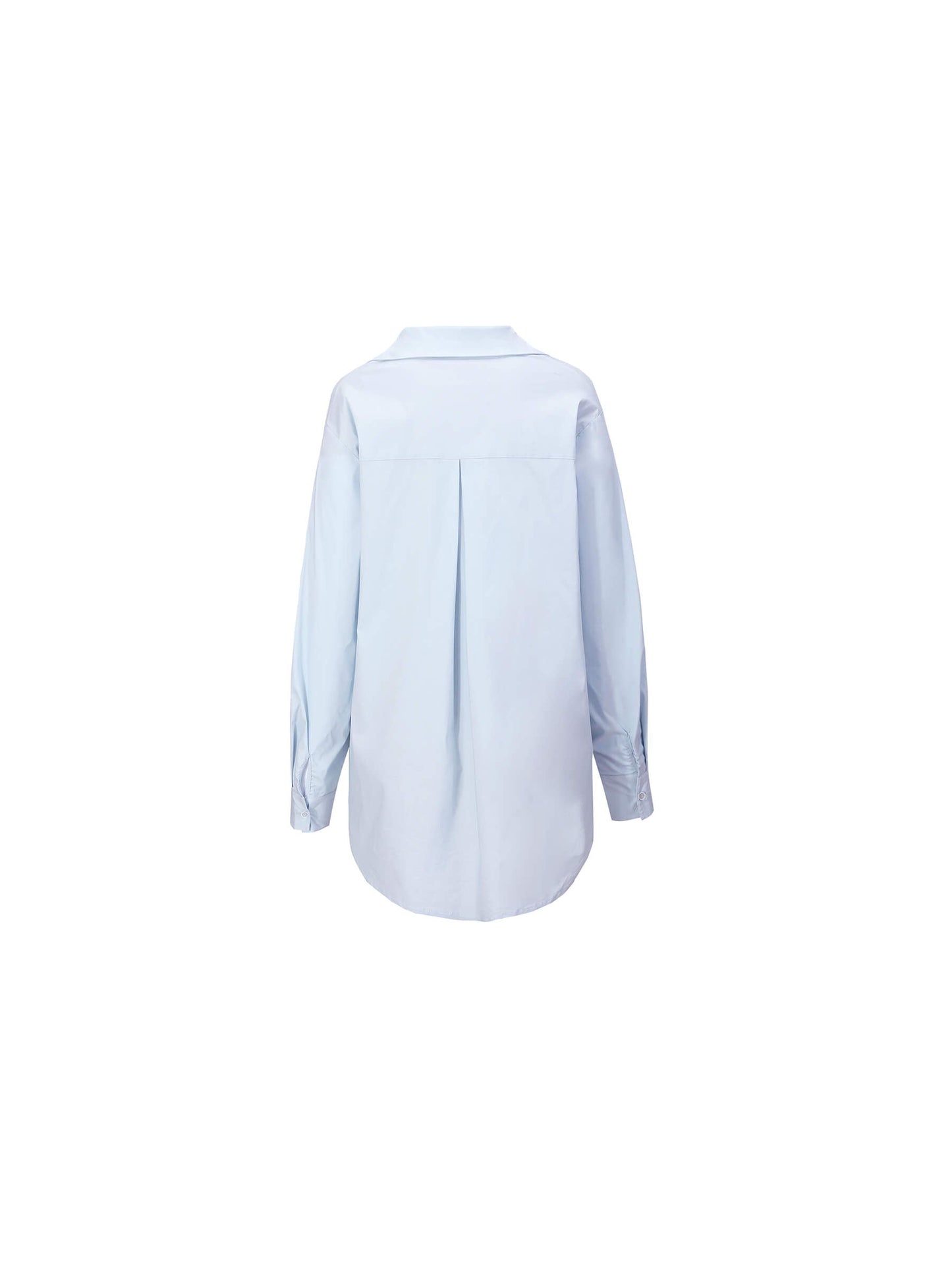 Asymmetrical Long Shirt With Front Tie